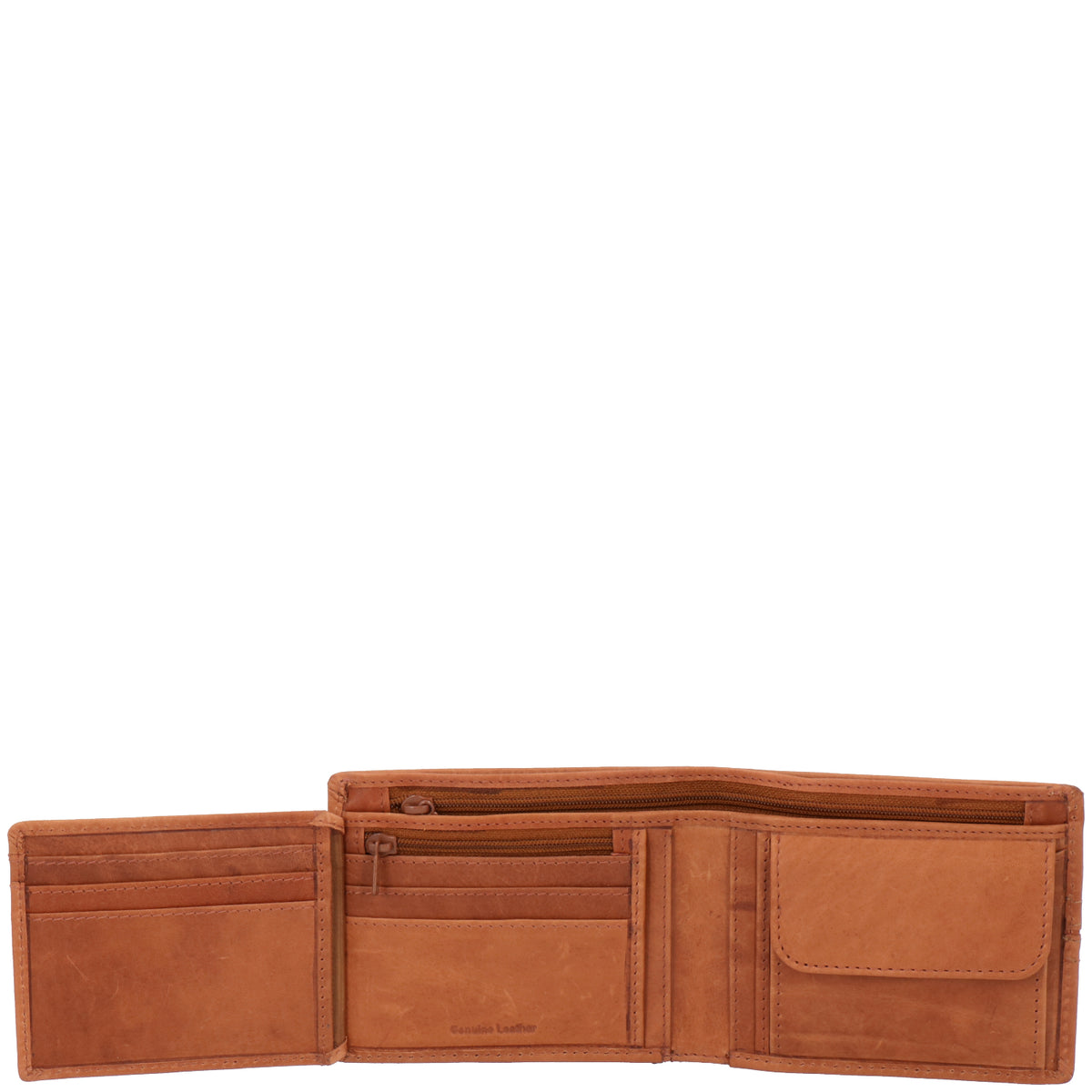 Billetera Cuero Hombre Om Stitch Coin | Hush Puppies