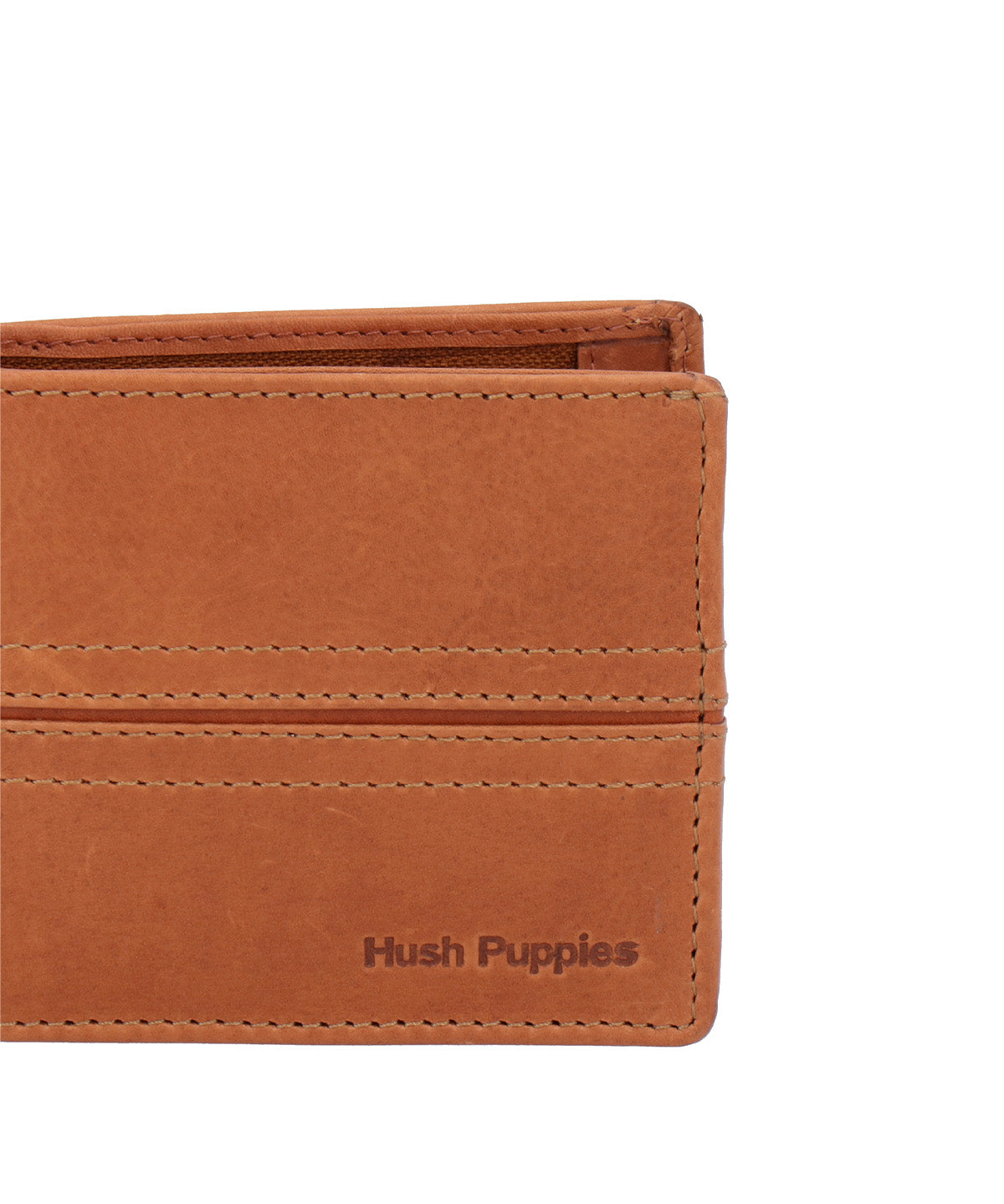 Billetera Cuero Hombre Om Stitch Coin