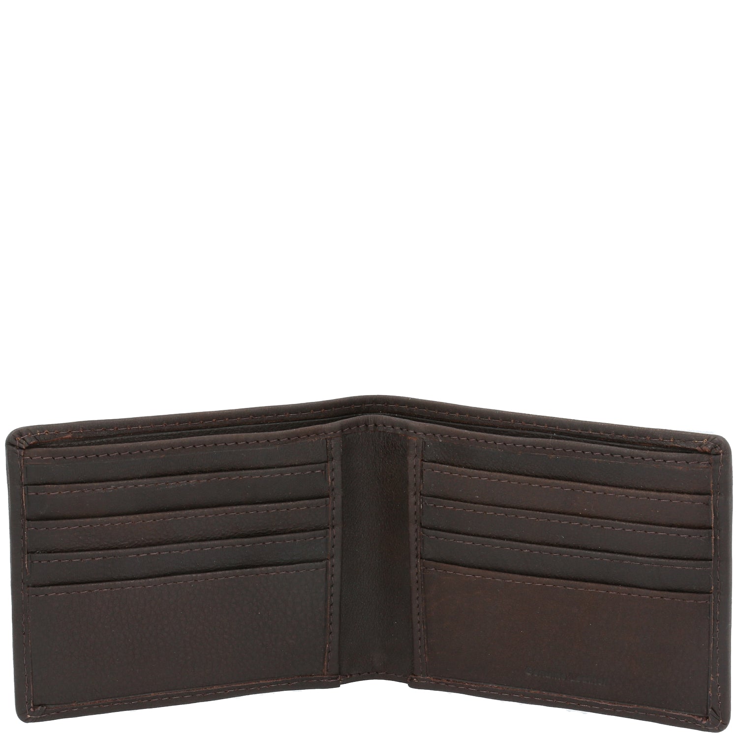 Billetera Cuero Hombre Th Simple Café