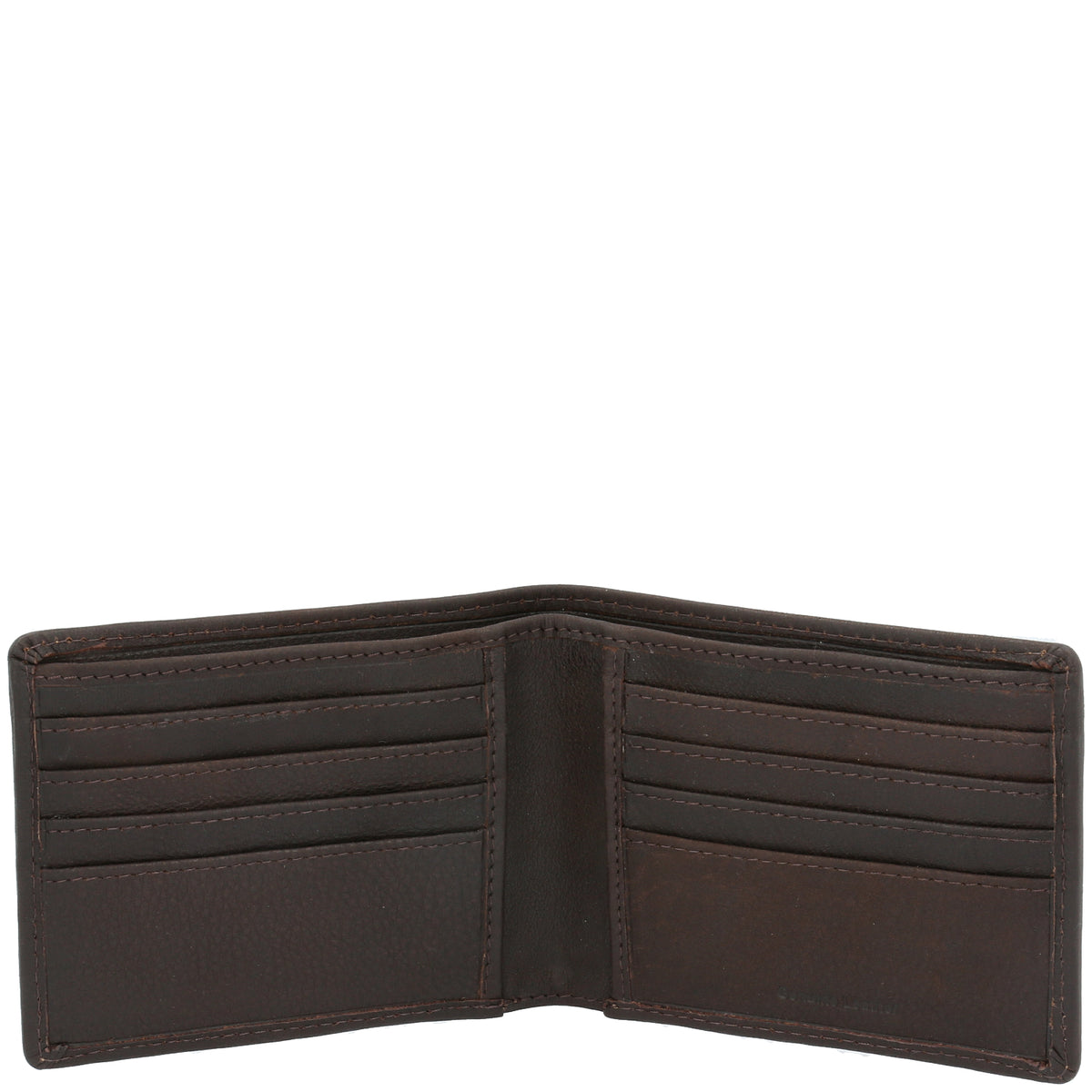 Billetera Cuero Hombre Th Simple Café