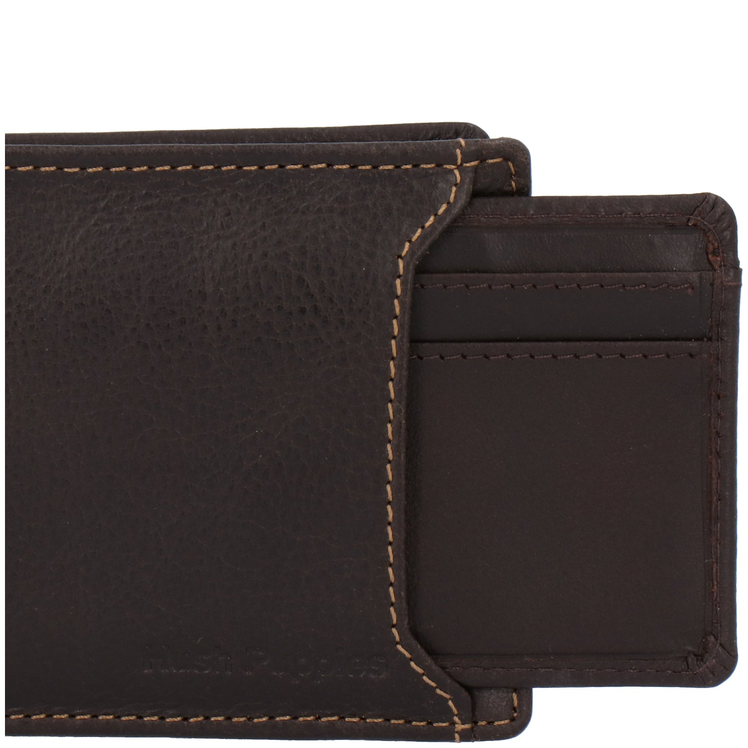 Billetera Cuero Hombre Th Ventana Café