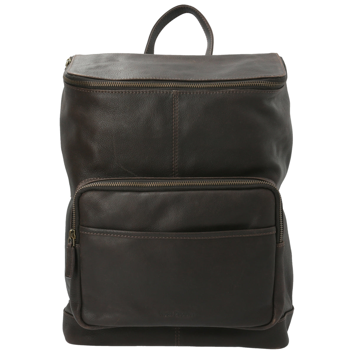 Mochila Cuero Hombre Th Earl Back Café Hush Puppies | Hush Puppies