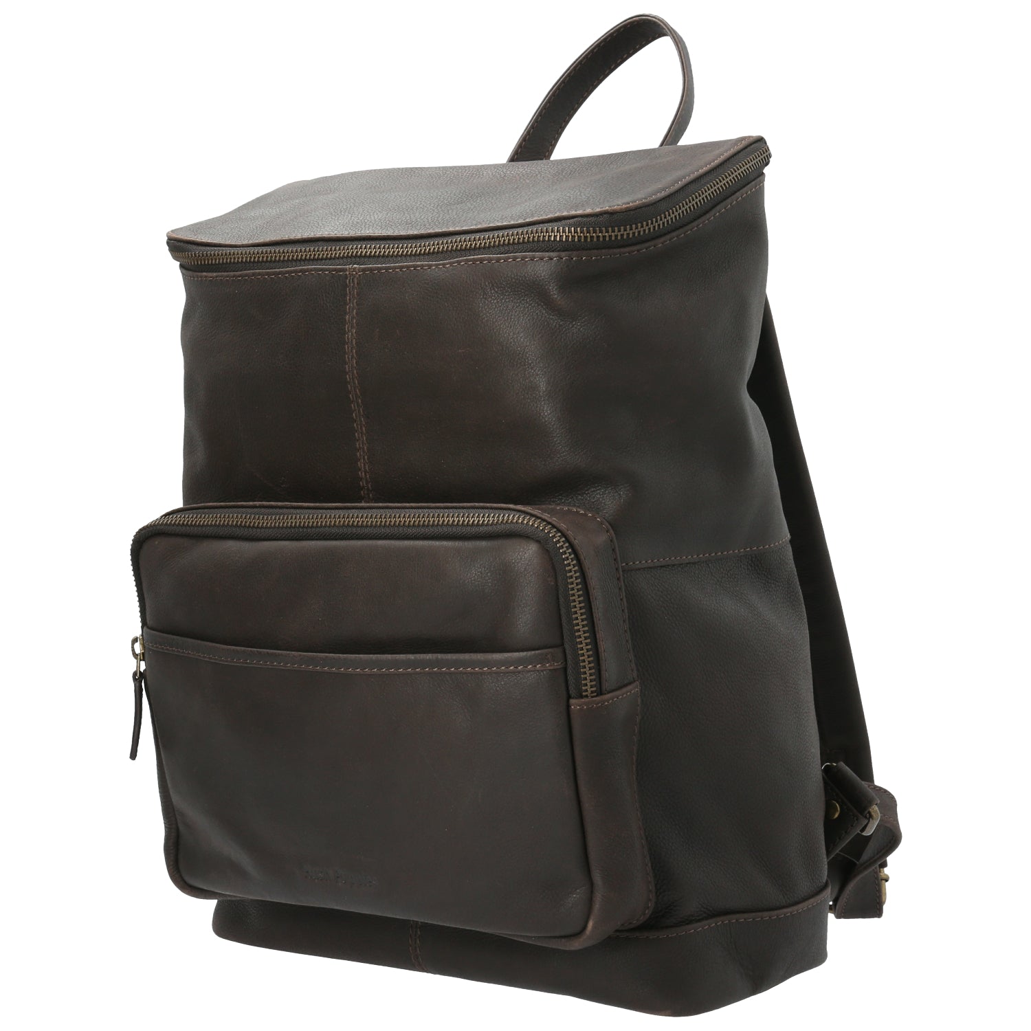 Mochila Cuero Hombre Th Earl Back Café Hush Puppies | Hush Puppies