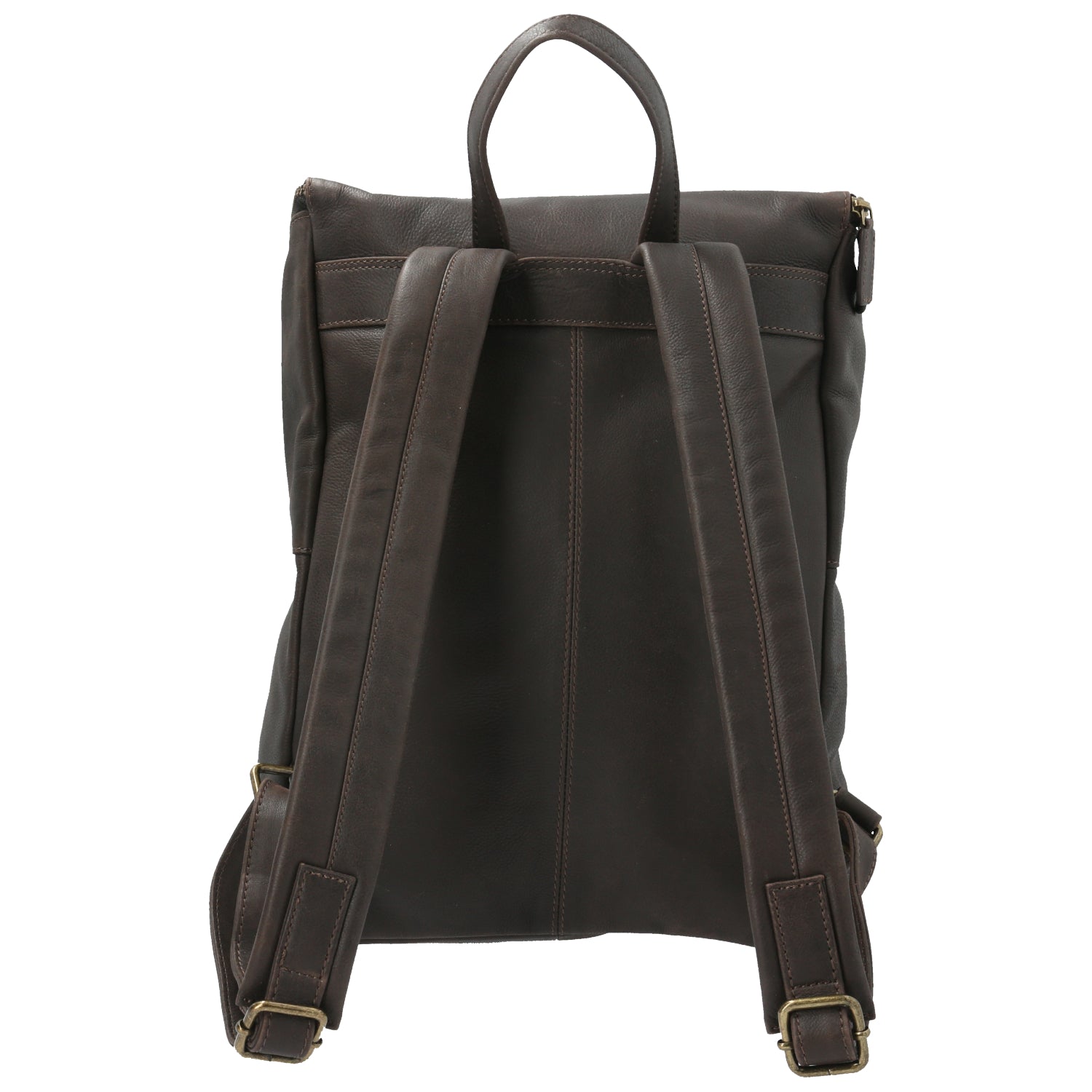 Mochila Cuero Hombre Th Earl Back Café Hush Puppies | Hush Puppies