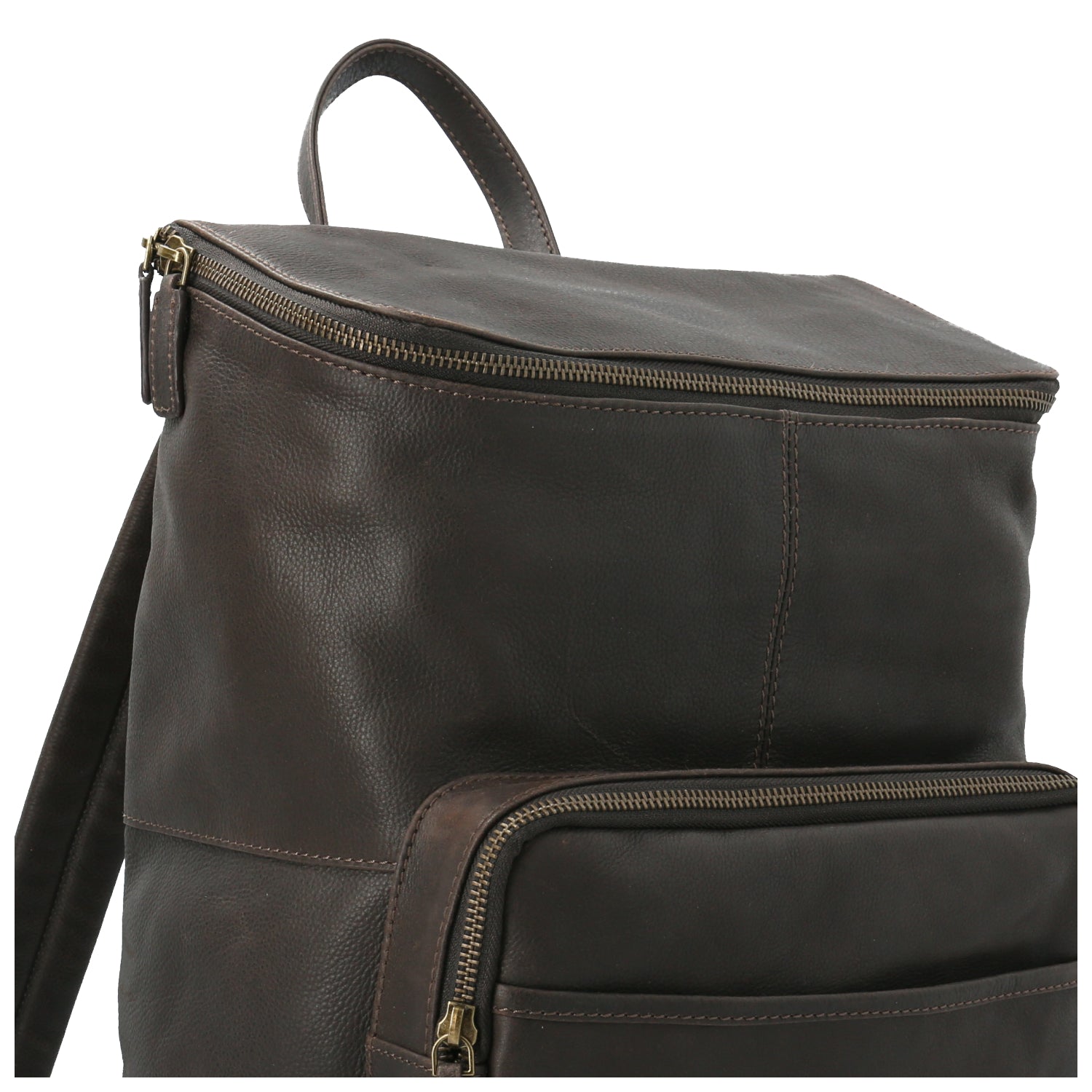 Mochila Cuero Hombre Th Earl Back Café Hush Puppies | Hush Puppies