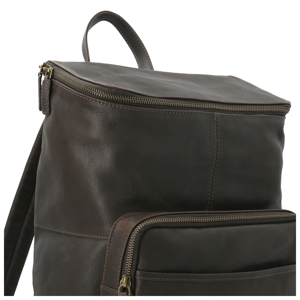 Mochila Cuero Hombre Th Earl Back Café Hush Puppies | Hush Puppies