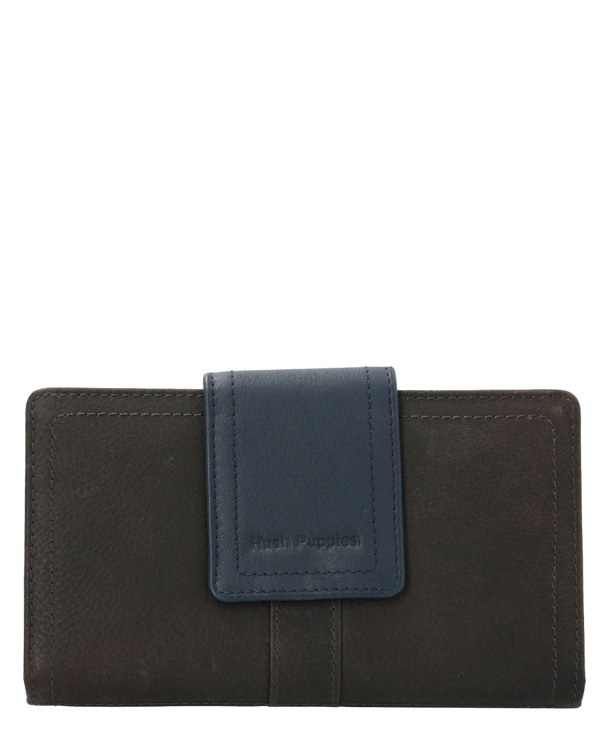 Billetera Cuero Mujer Th Big Bluey Café Hush Puppies | Hush Puppies
