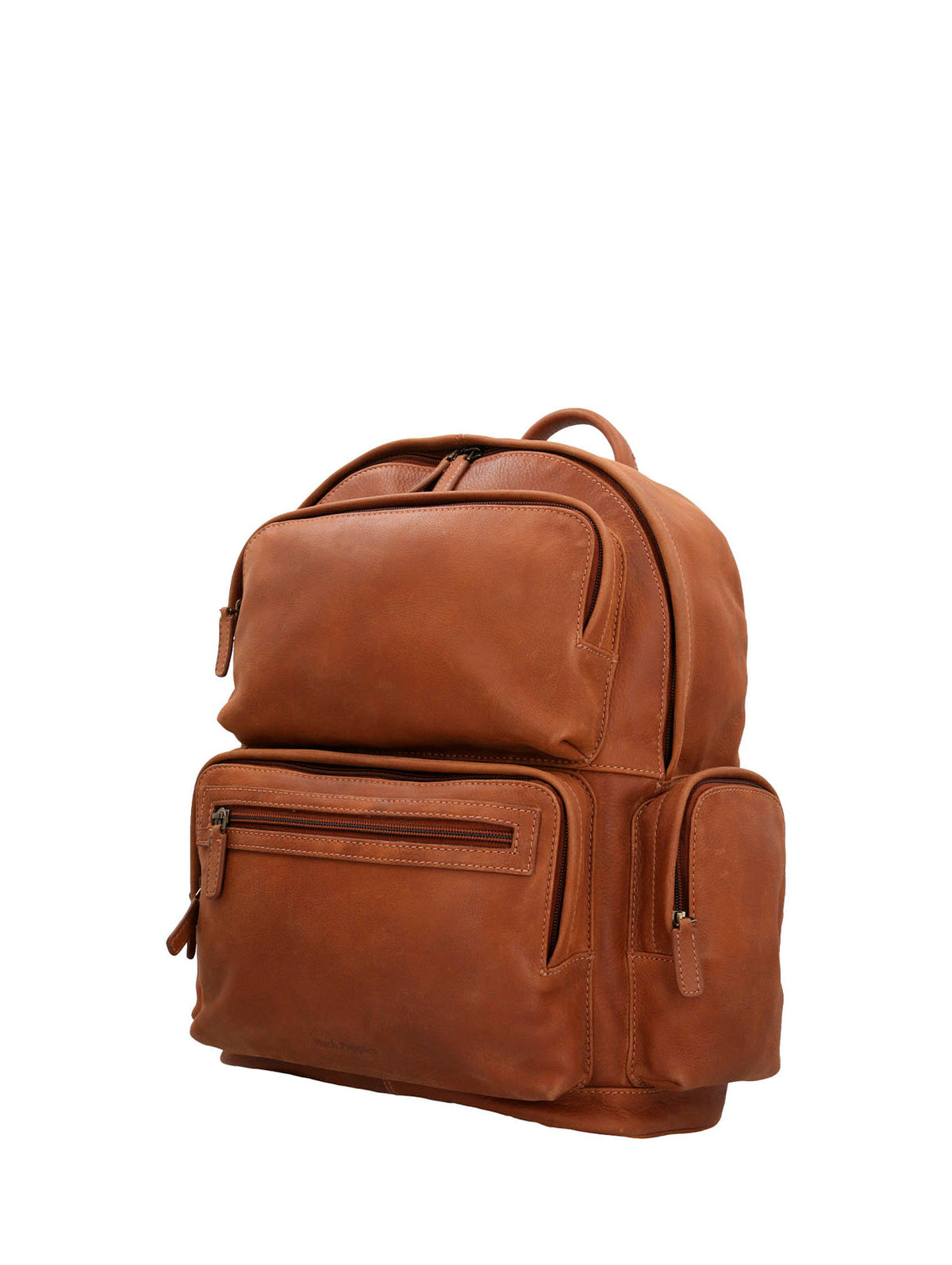 Mochila Cuero Hombre Th Richmond Back Café Hush Puppies | Hush Puppies