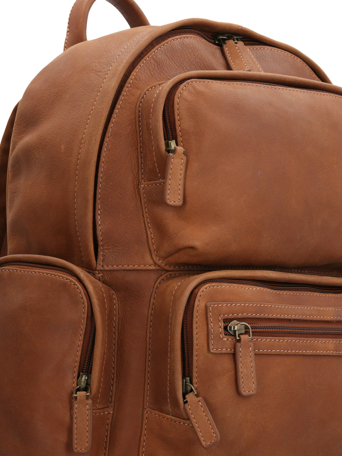 Mochila Cuero Hombre Th Richmond Back Café Hush Puppies | Hush Puppies