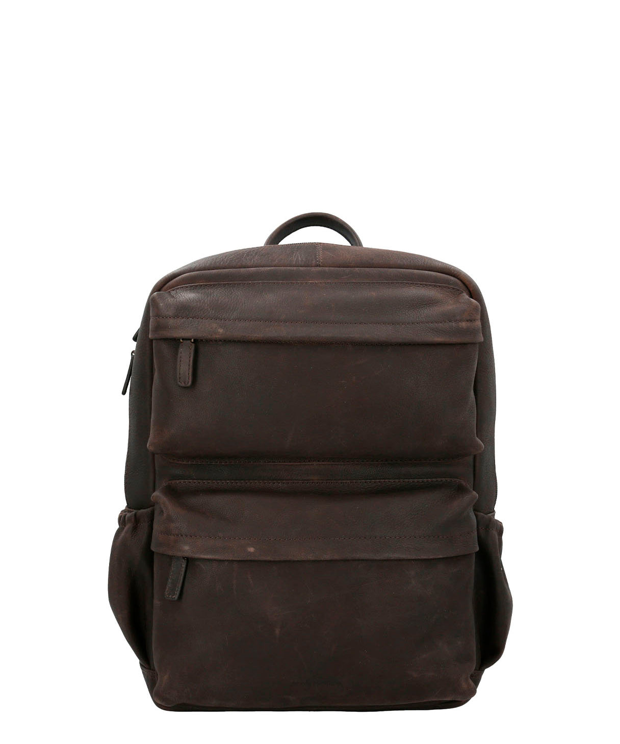 Mochila Cuero Hombre Th Rhondda Back Café Hush Puppies | Hush Puppies
