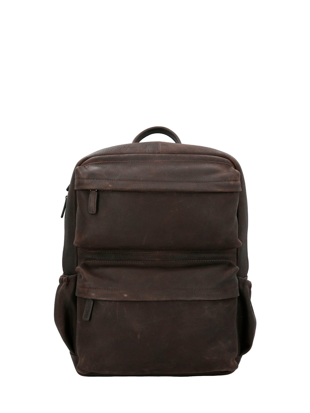 Mochila Cuero Hombre Th Rhondda Back Café Hush Puppies | Hush Puppies