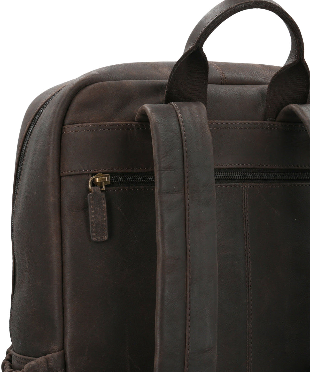 Mochila Cuero Hombre Th Rhondda Back Café Hush Puppies | Hush Puppies