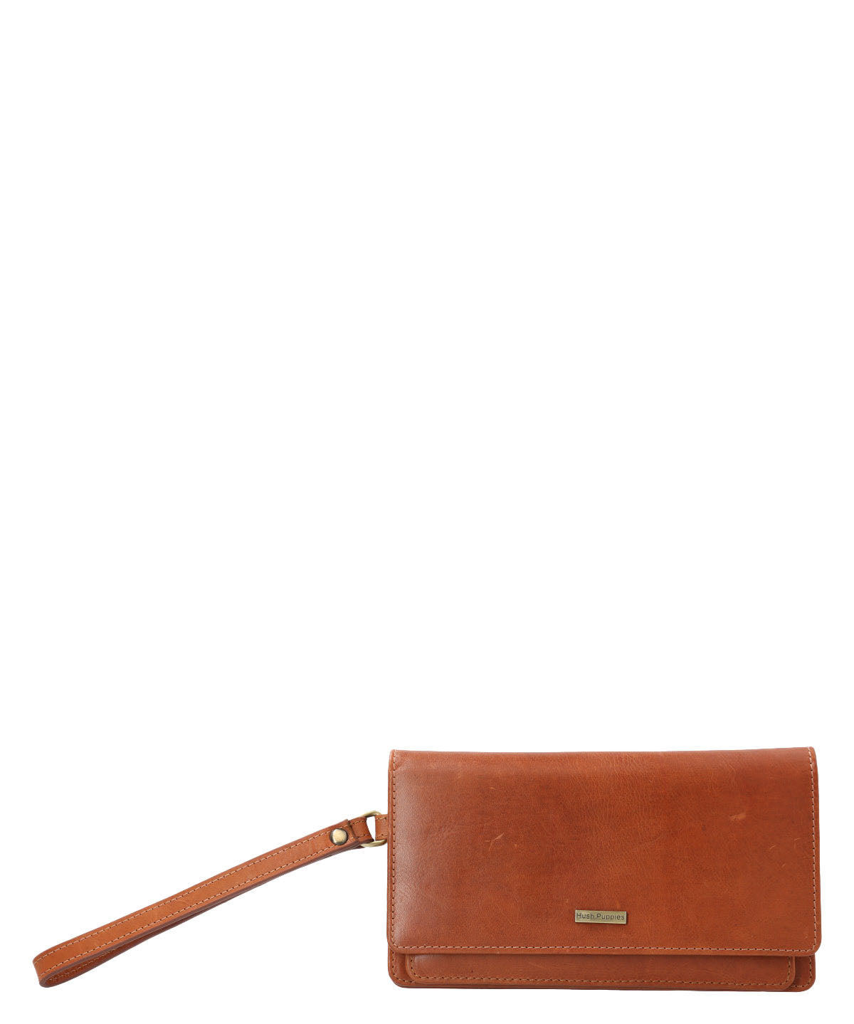 Billetera Cuero Mujer Om Rother Clutch Café Hush Puppies | Hush Puppies