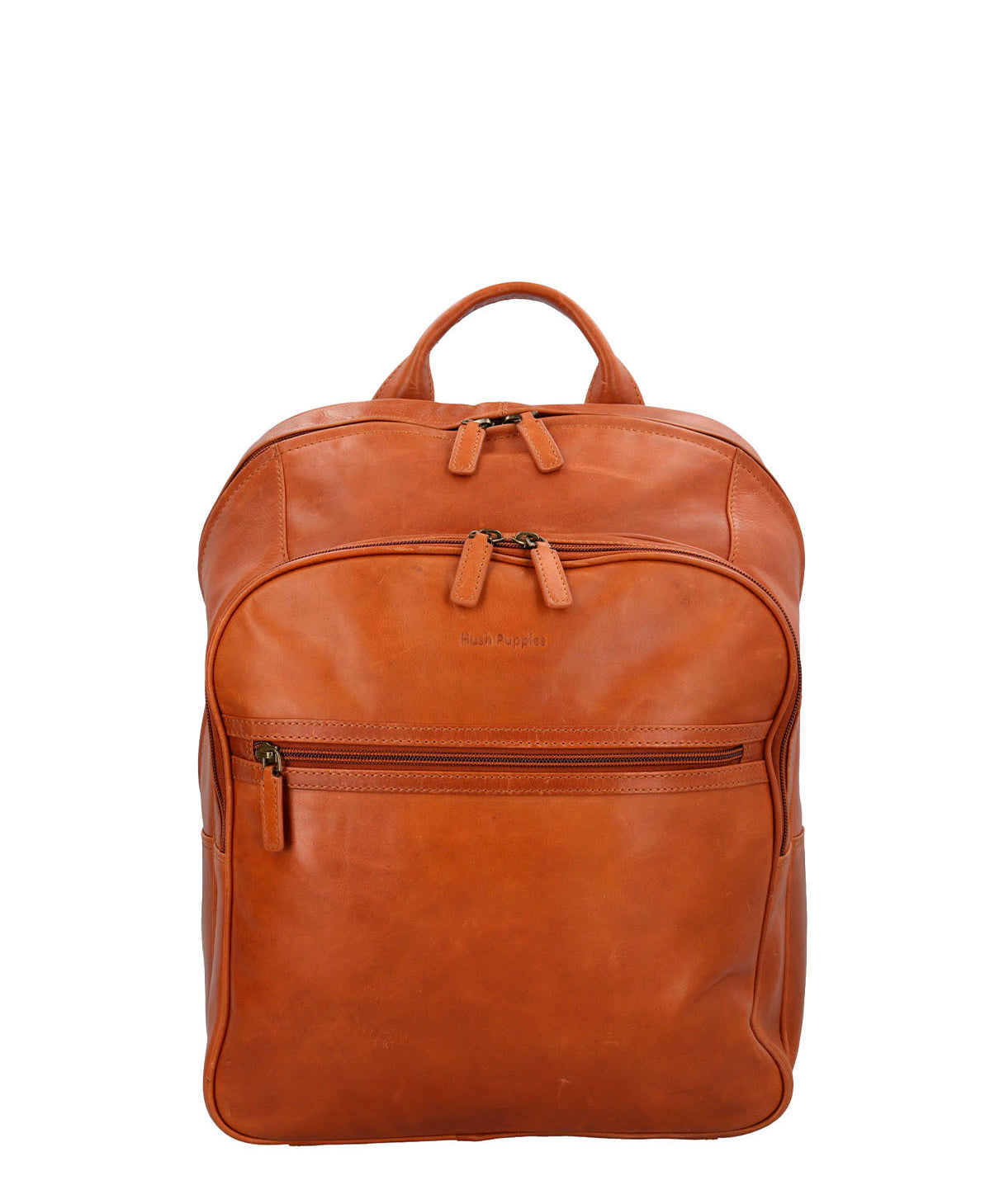 Mochila Cuero Hombre Om Rother Back Café Hush Puppies | Hush Puppies
