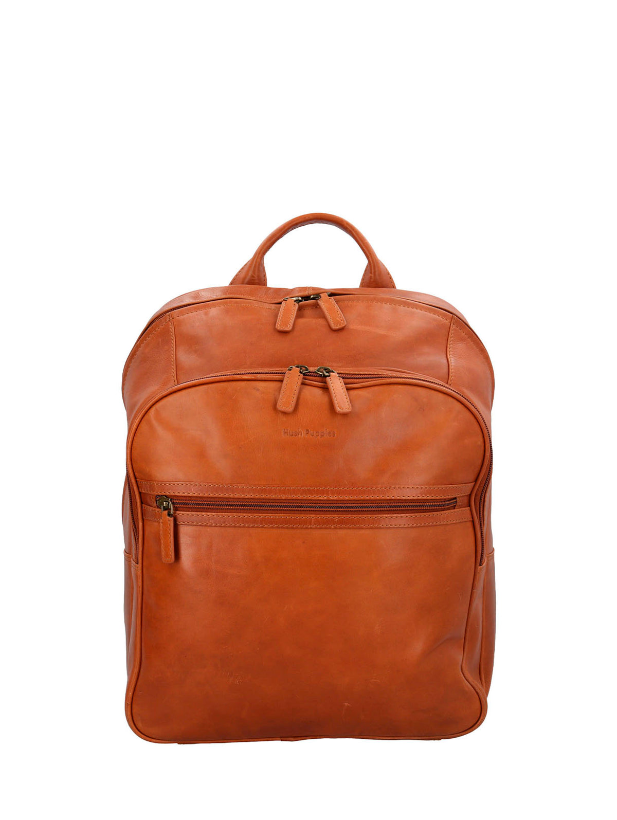 Mochila Cuero Hombre Om Rother Back Café Hush Puppies | Hush Puppies