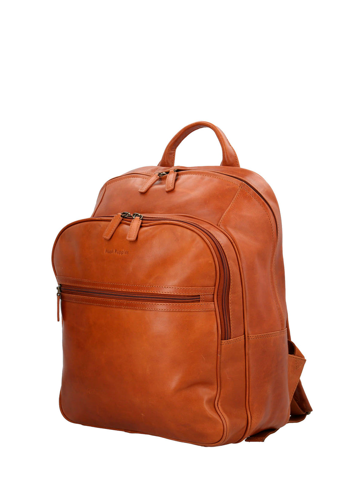 Mochila Cuero Hombre Om Rother Back Café Hush Puppies | Hush Puppies