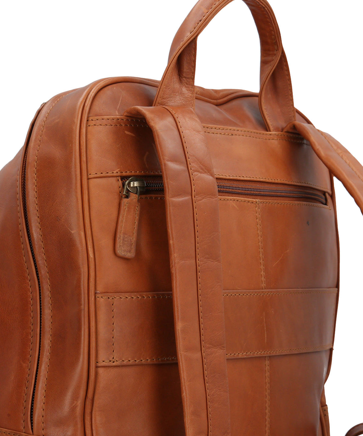 Mochila Cuero Hombre Om Rother Back Café Hush Puppies | Hush Puppies