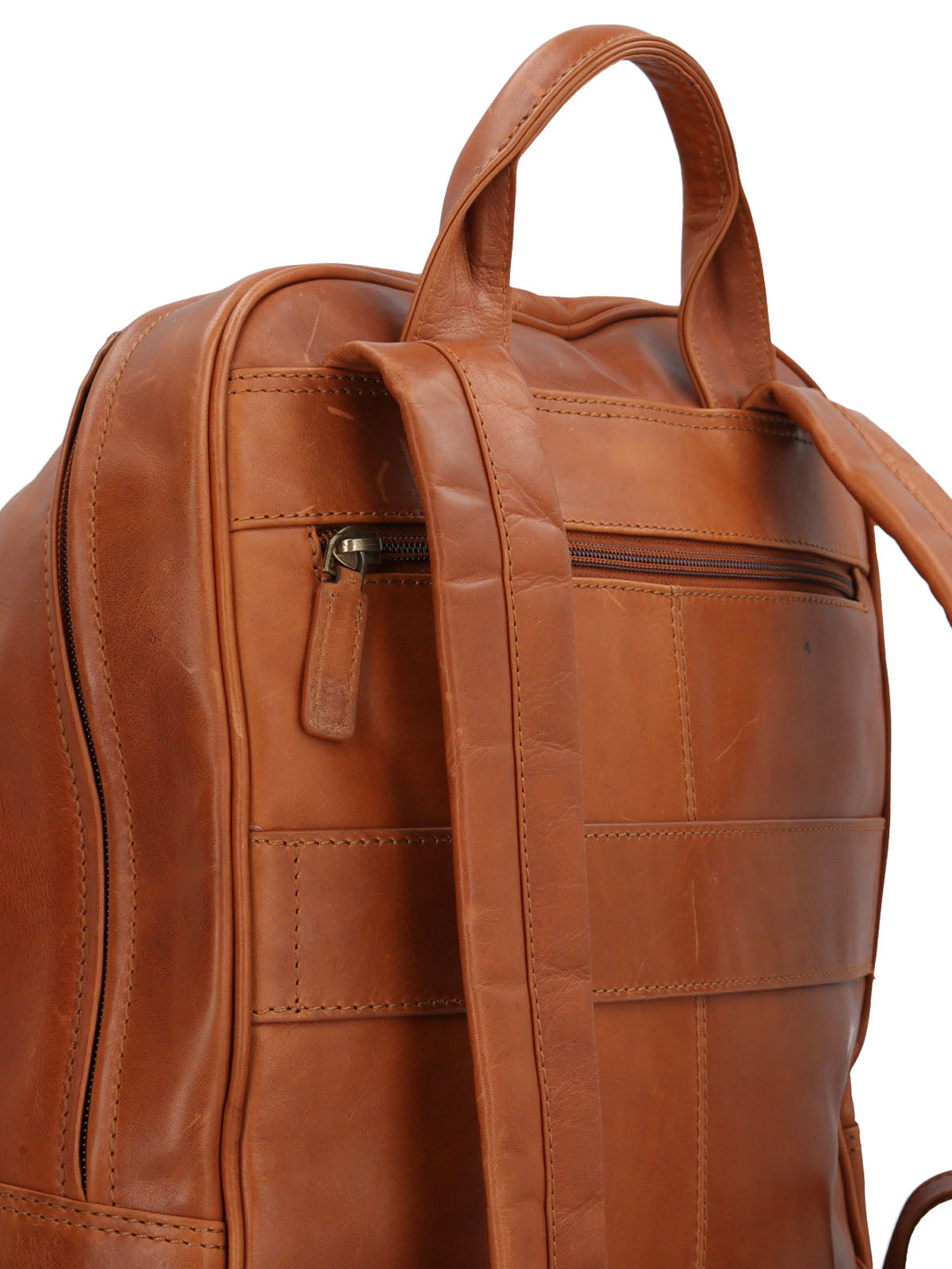 Mochila Cuero Hombre Om Rother Back Café Hush Puppies | Hush Puppies