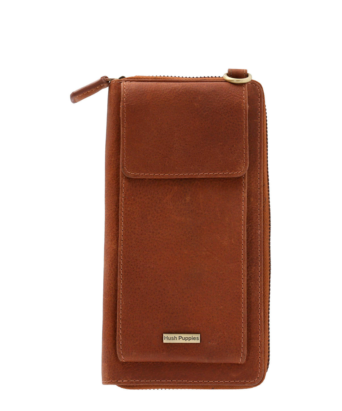 Bandolera Cuero Mujer Th Rhodes Crioss Café Hush Puppies | Hush Puppies