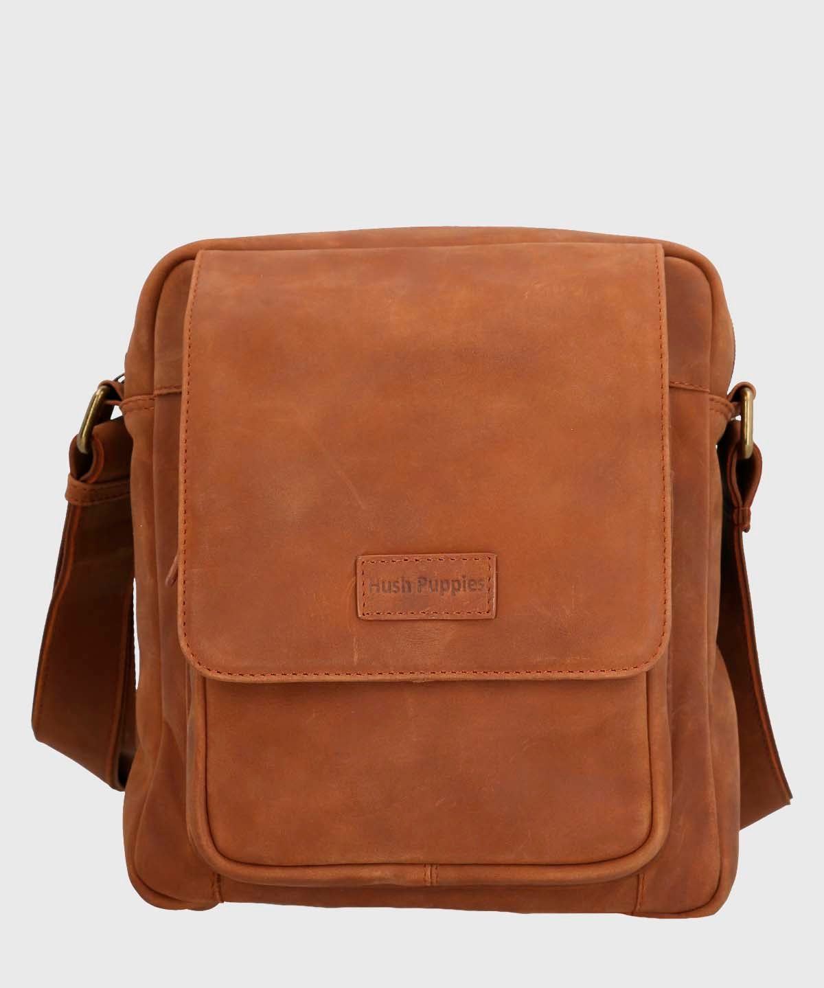 Maletin Cuero Hombre Th Markham Cross Café Hush Puppies-Hush Puppies Chile
