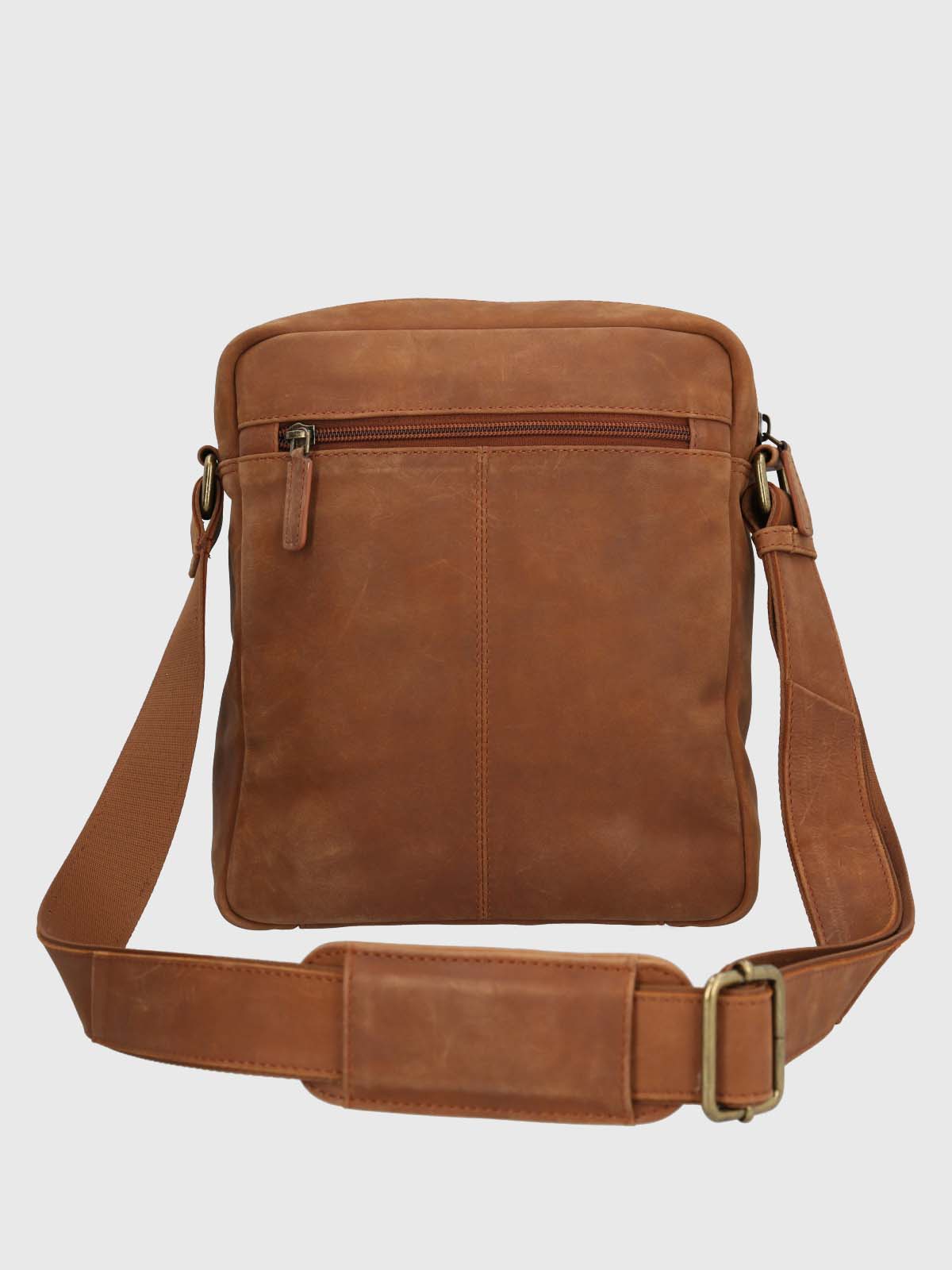 Maletin Cuero Hombre Th Markham Cross Café Hush Puppies-Hush Puppies Chile