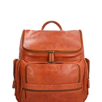 Mochila Cuero Hombre Om Matthew Back Café Hush Puppies