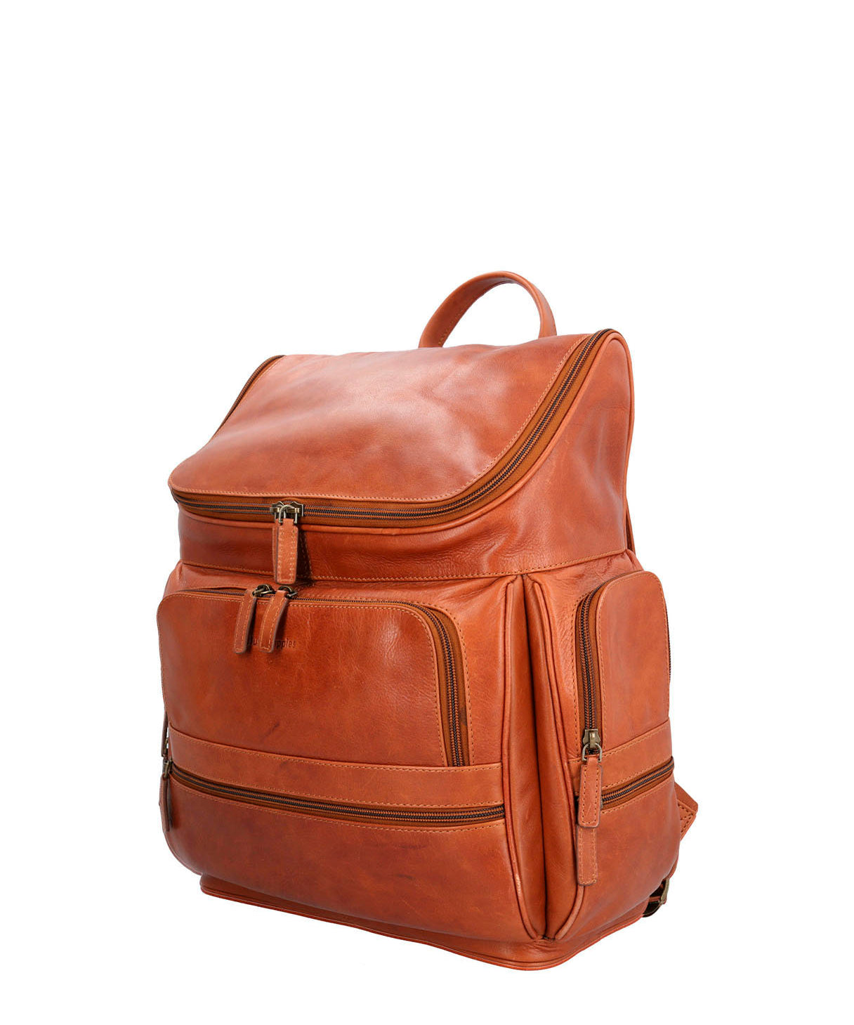 Mochila Cuero Hombre Om Matthew Back Café Hush Puppies | Hush Puppies