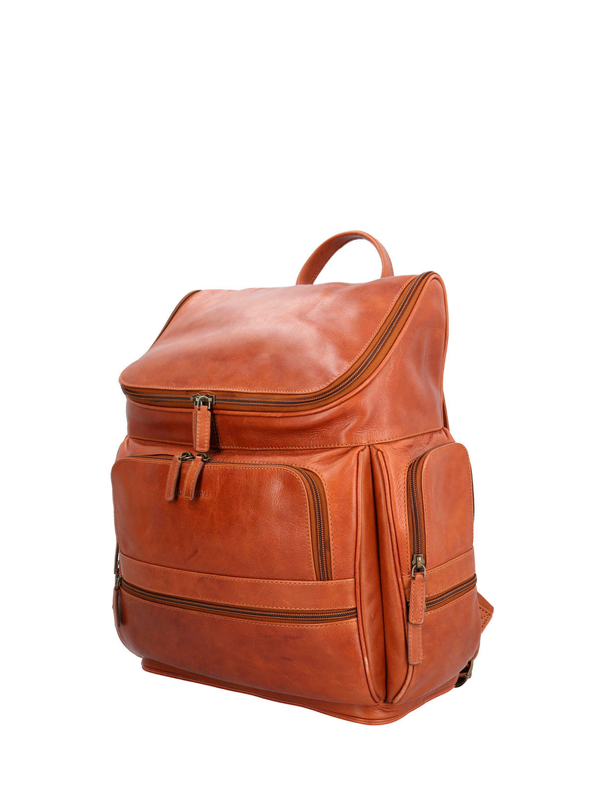 Mochila Cuero Hombre Om Matthew Back Café Hush Puppies | Hush Puppies