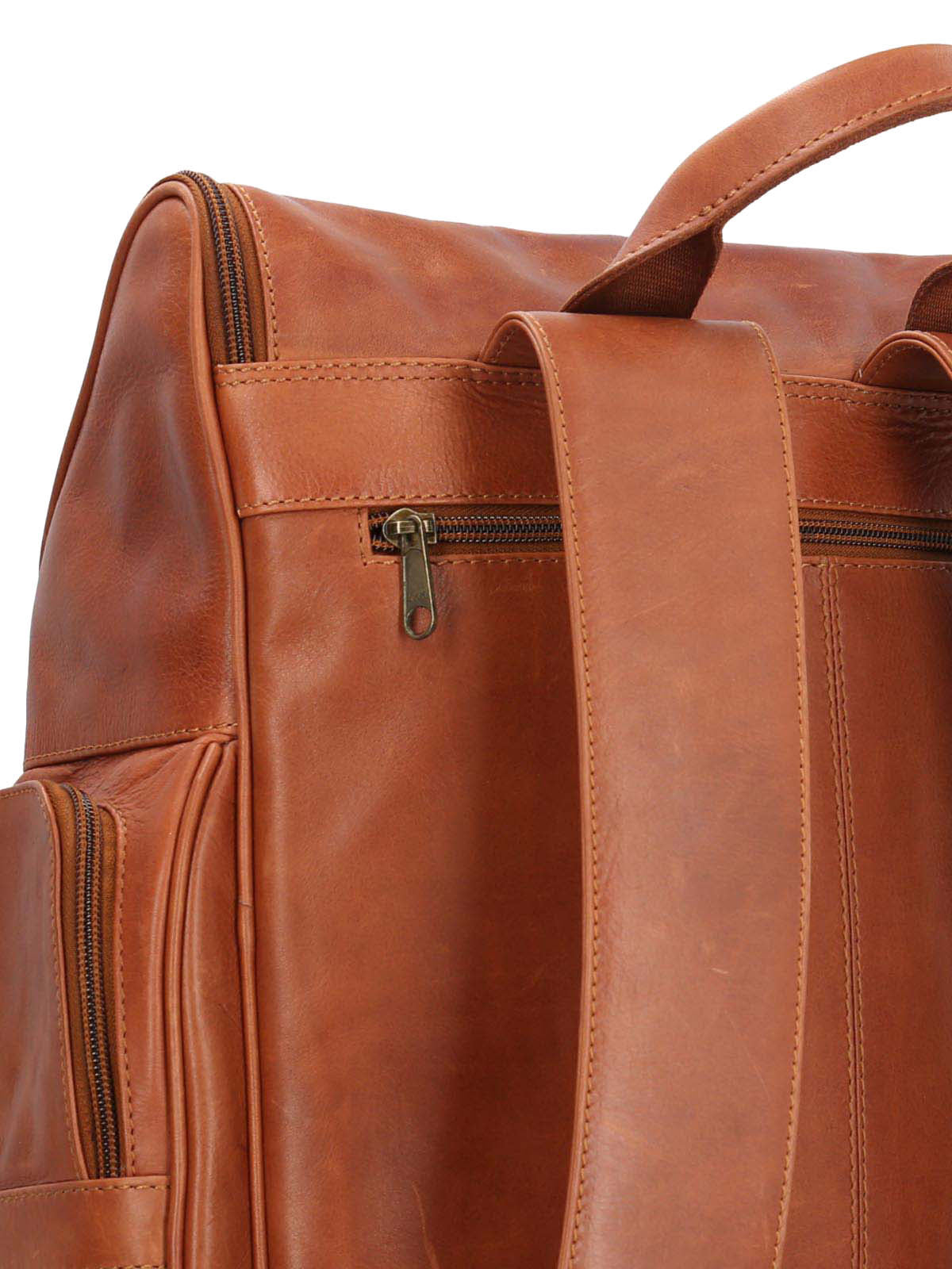 Mochila Cuero Hombre Om Matthew Back Café Hush Puppies | Hush Puppies