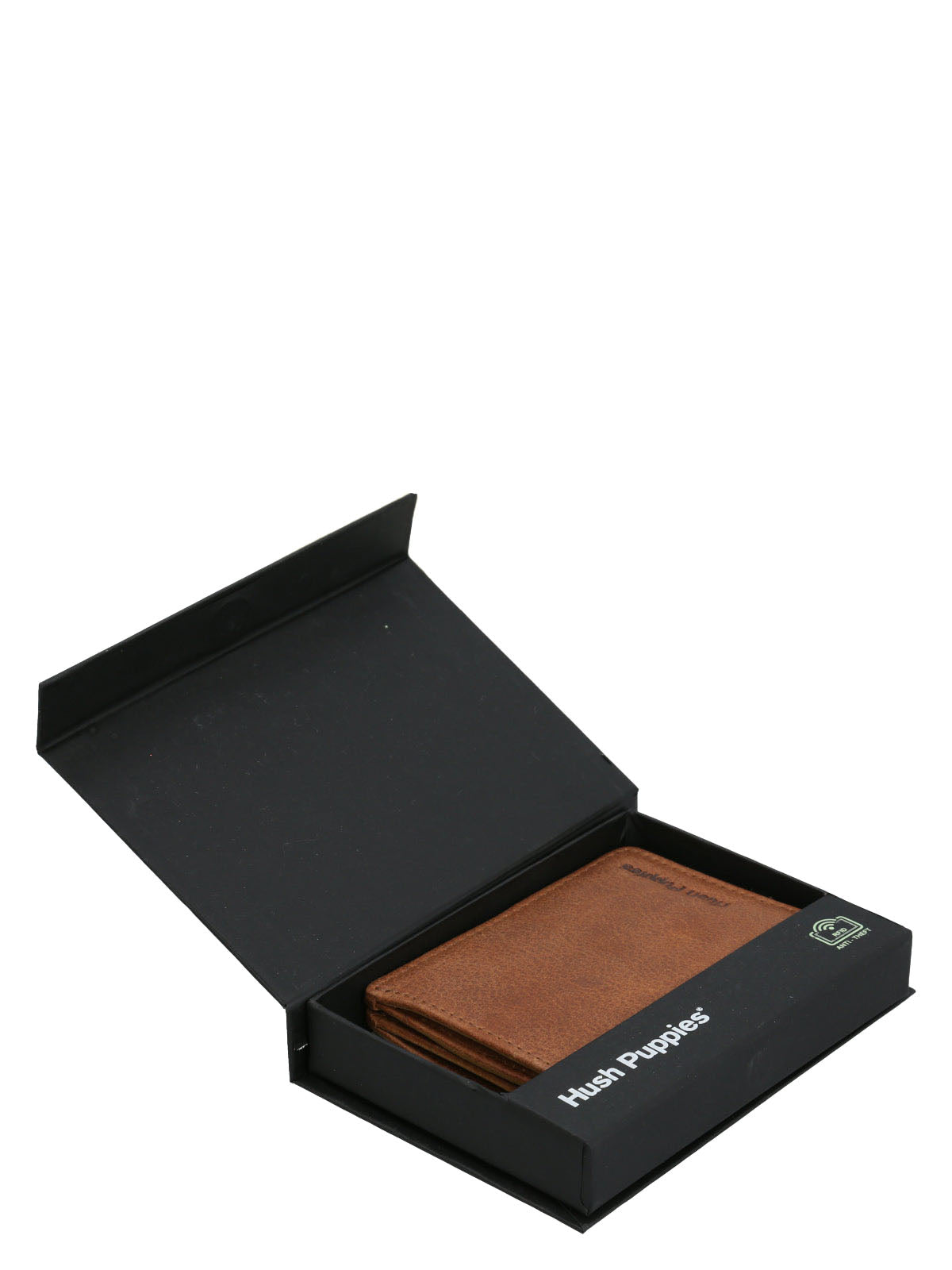 Billetera Cuero Hombre Th Rodgers Ii Café Hush Puppies | Hush Puppies