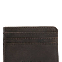 Tarjetero Cuero Hombre Th Millard Card Café Hush Puppies | Hush Puppies