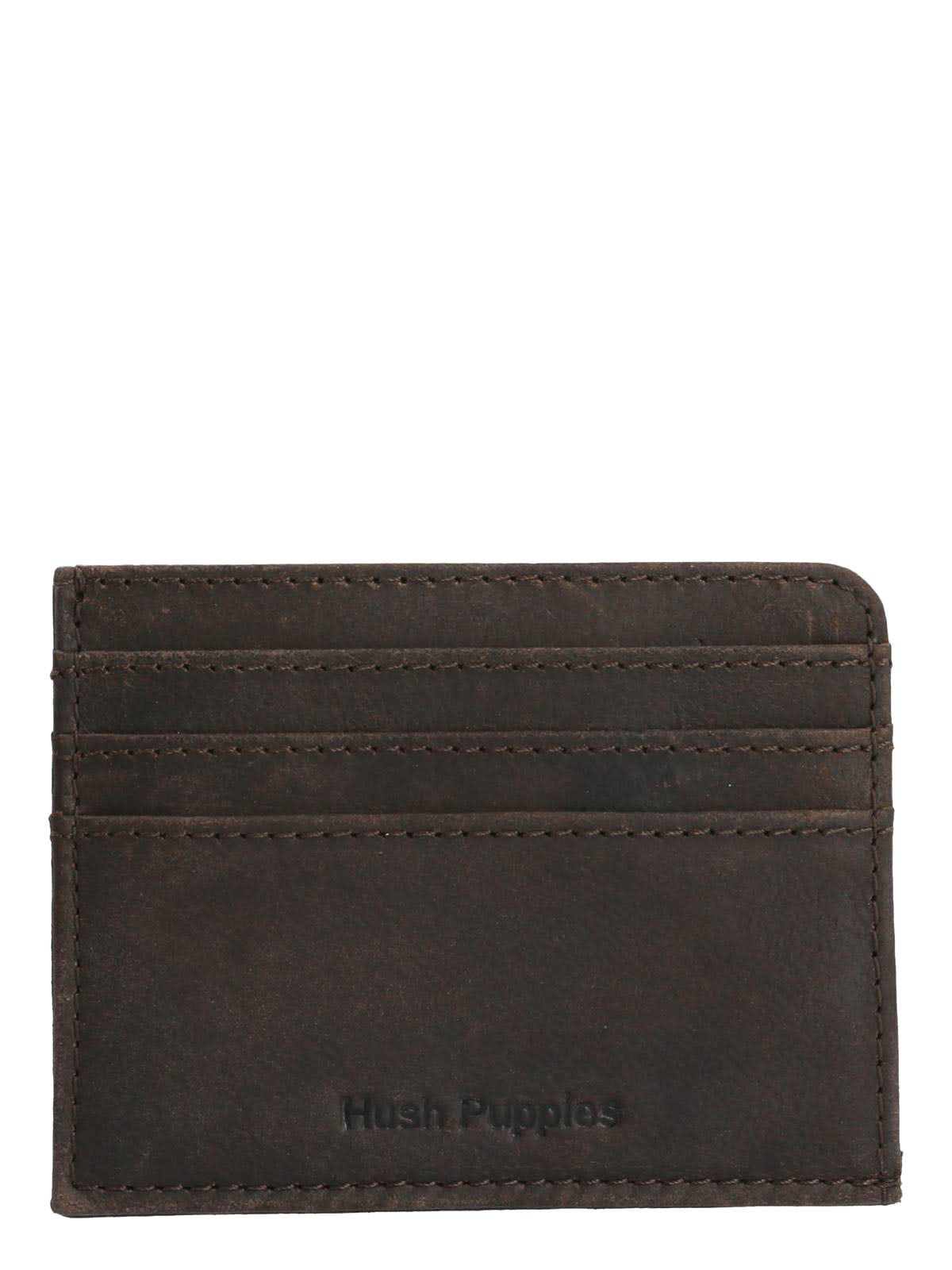 Tarjetero Cuero Hombre Th Millard Card Café Hush Puppies | Hush Puppies