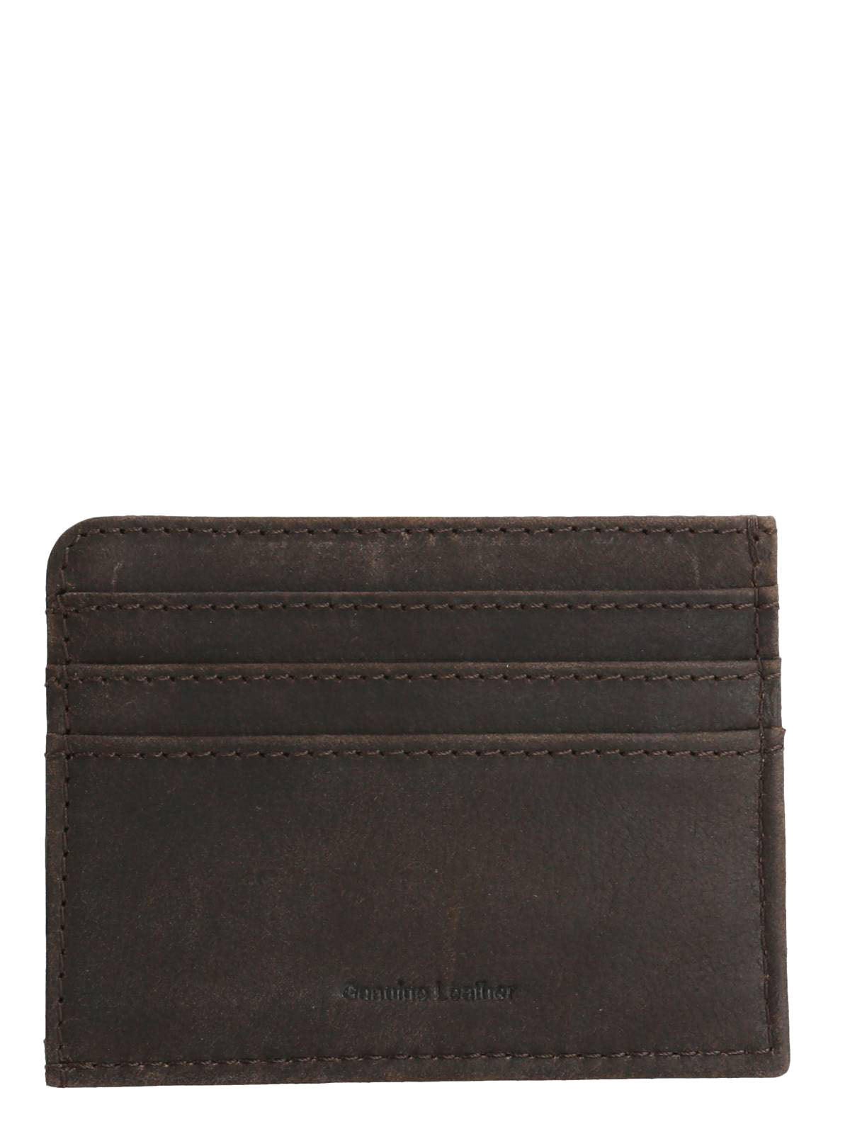 Tarjetero Cuero Hombre Th Millard Card Café Hush Puppies | Hush Puppies