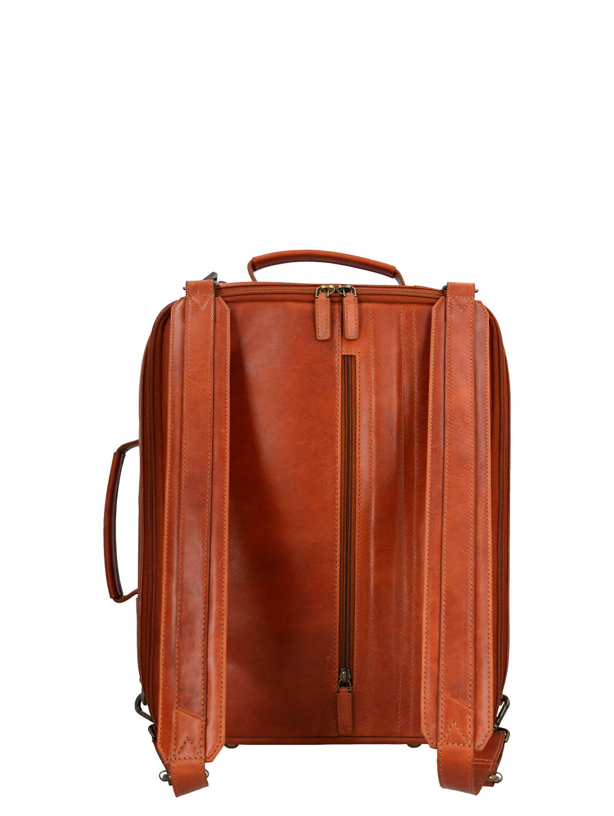 Mochila Cuero Hombre Om Middleton Back Café Hush Puppies | Hush Puppies