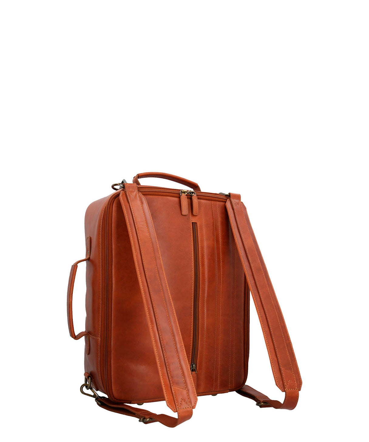 Mochila Cuero Hombre Om Middleton Back Café Hush Puppies | Hush Puppies