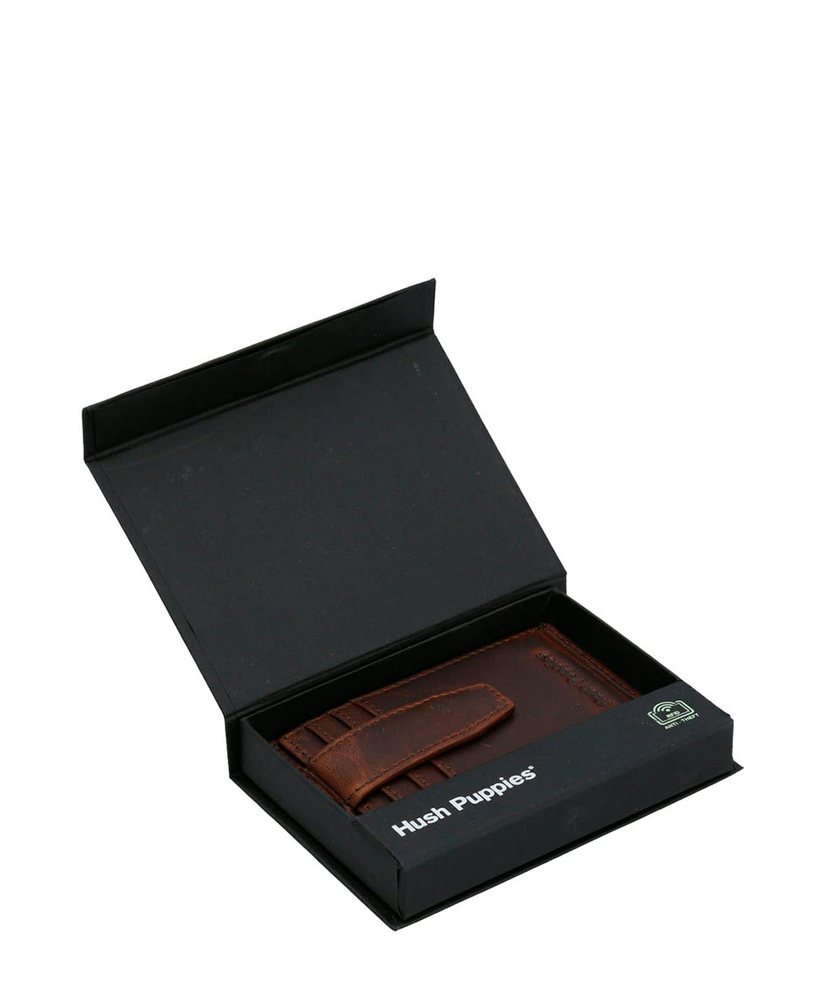 Tarjetero Cuero Hombre St Maclean Card Café Hush Puppies | Hush Puppies