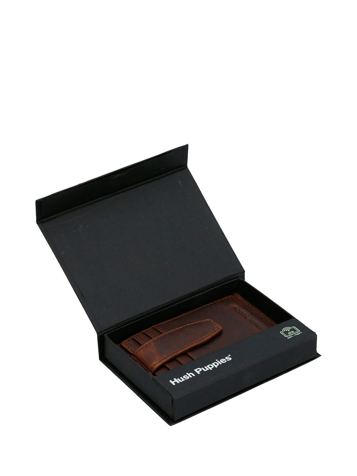 Tarjetero Cuero Hombre St Maclean Card Café Hush Puppies | Hush Puppies