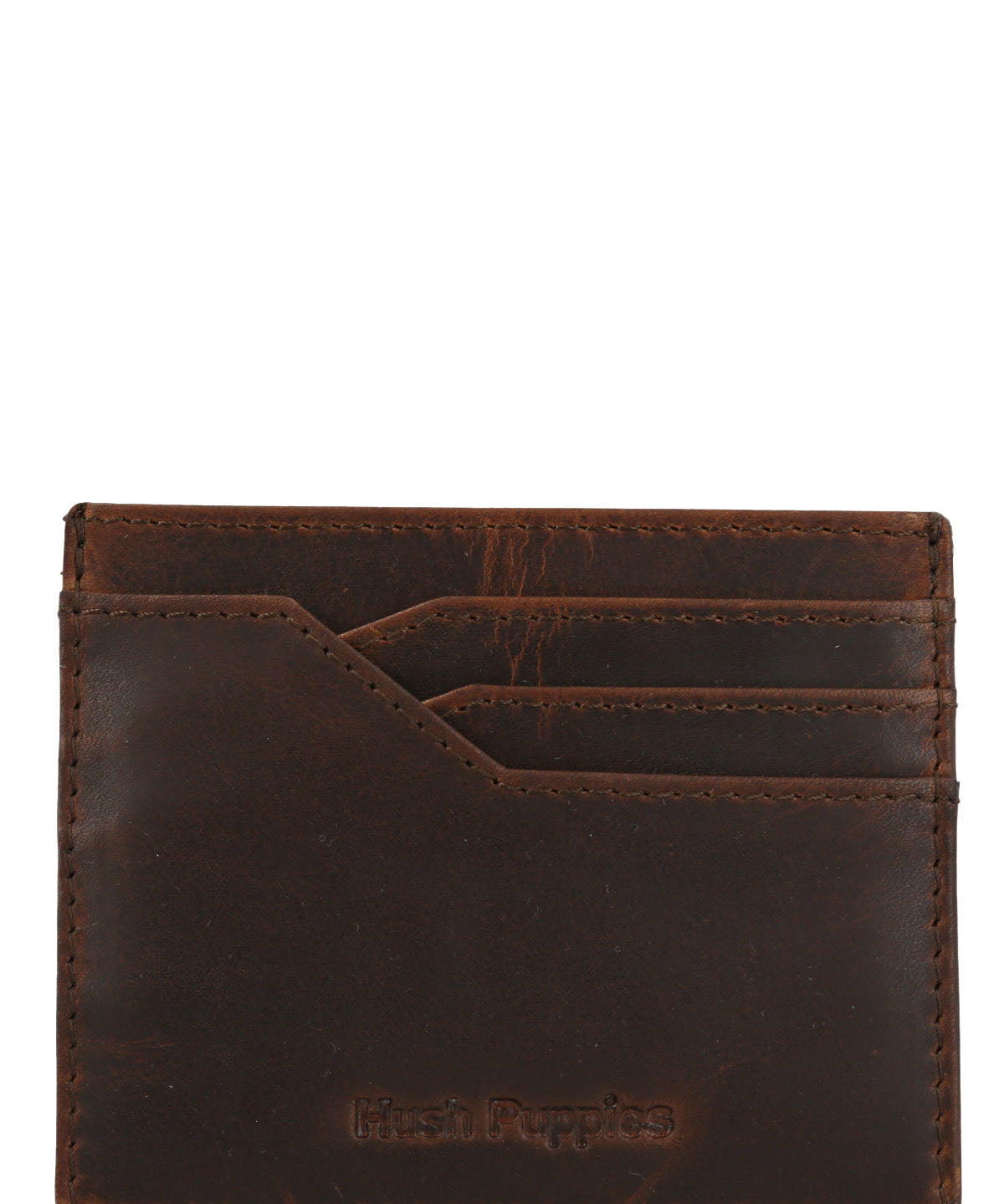 Tarjetero Cuero Hombre St Bennett Card Café Hush Puppies | Hush Puppies