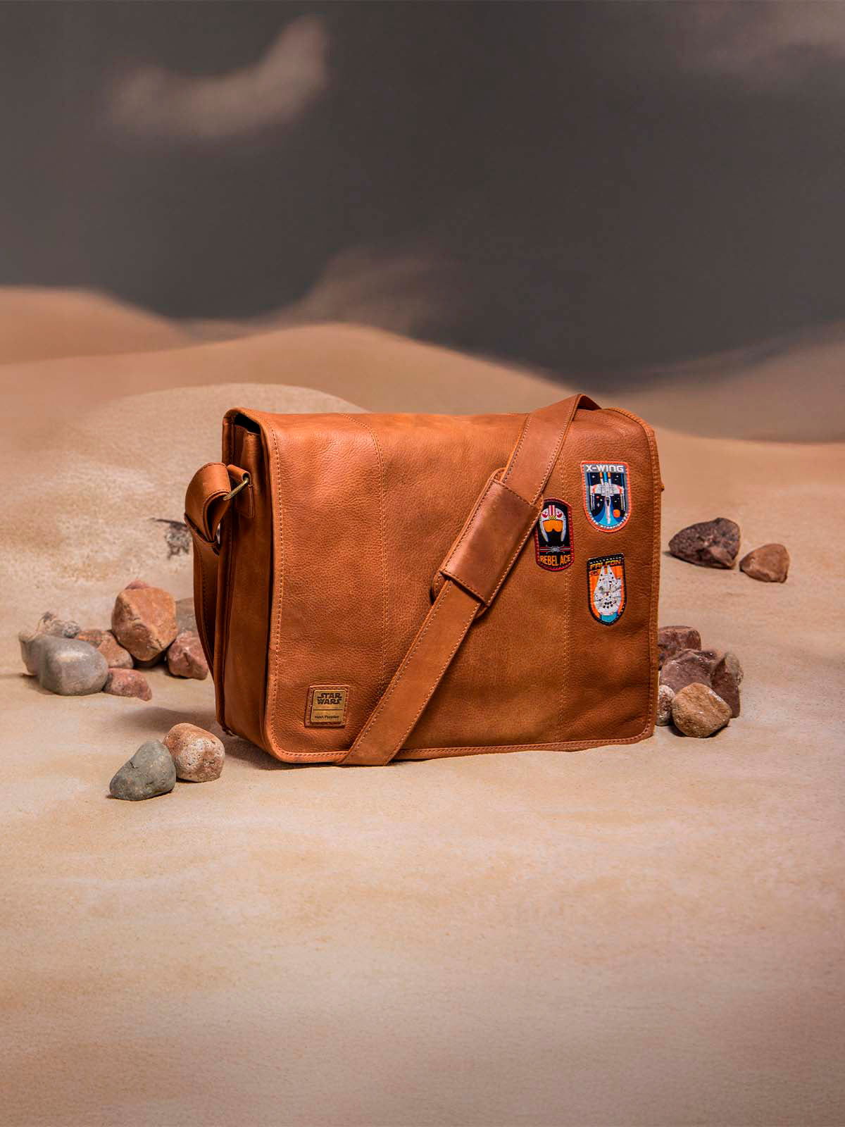 Maletin Cuero Hombre Sw Rebel Msn Café Hush Puppies | Hush Puppies