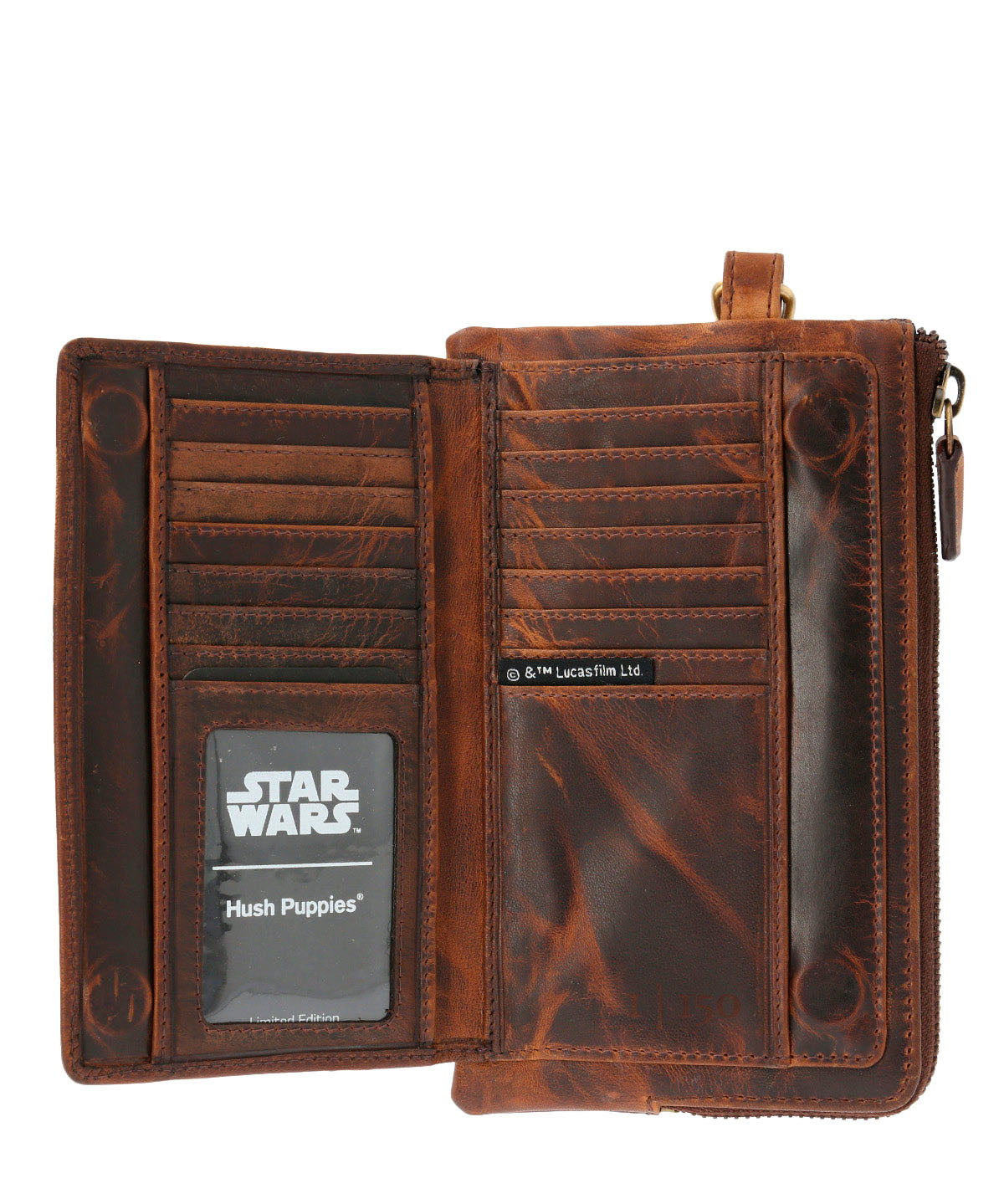 Billetera Cuero Hombre Sw Leia Wallet Café Hush Puppies | Hush Puppies