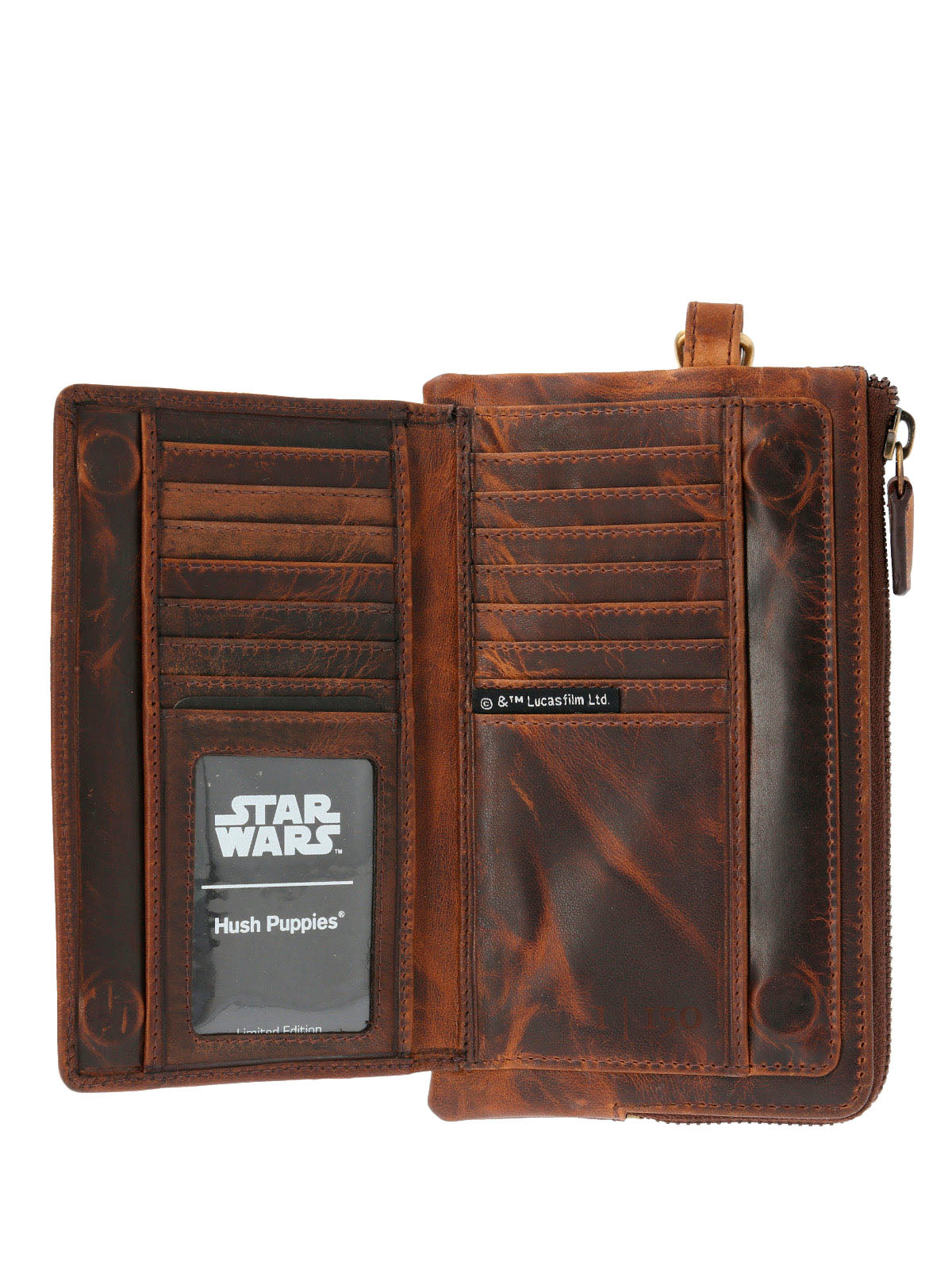 Billetera Cuero Hombre Sw Leia Wallet Café Hush Puppies | Hush Puppies