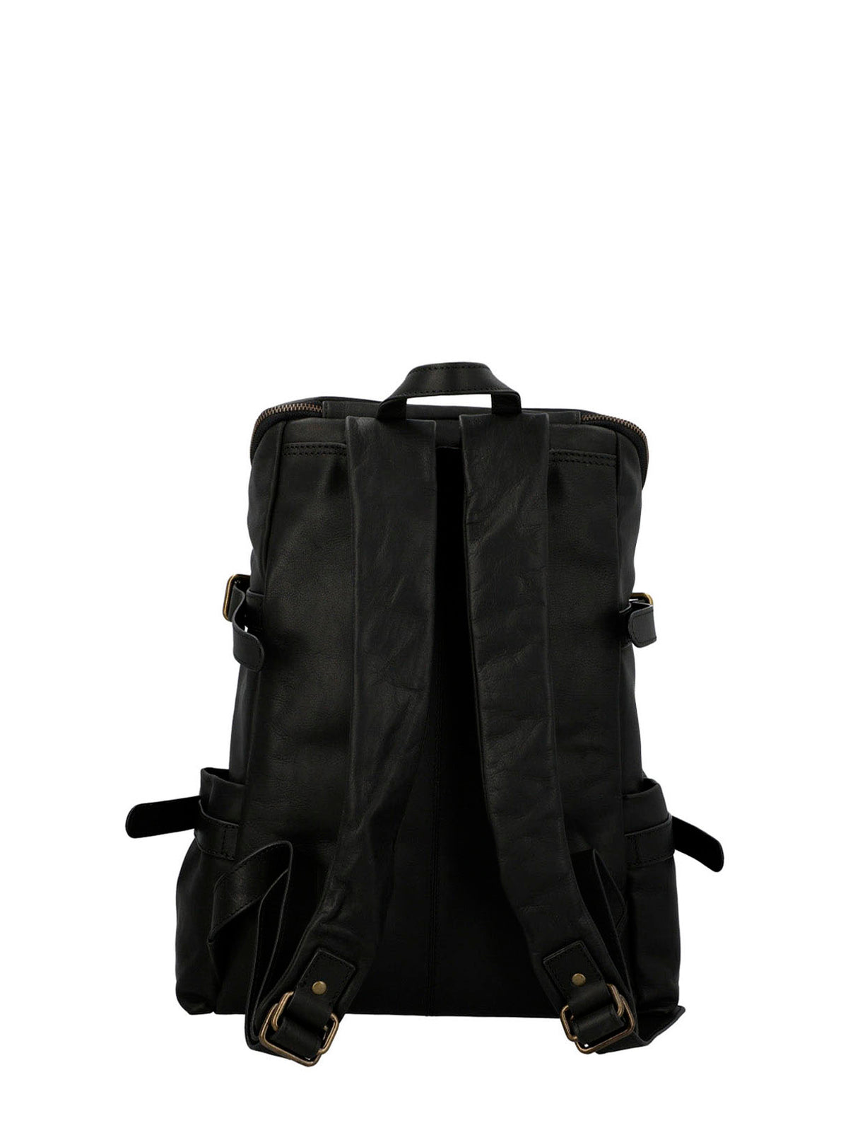 Mochila Cuero Hombre Ty Frazer Back Negro Hush Puppies