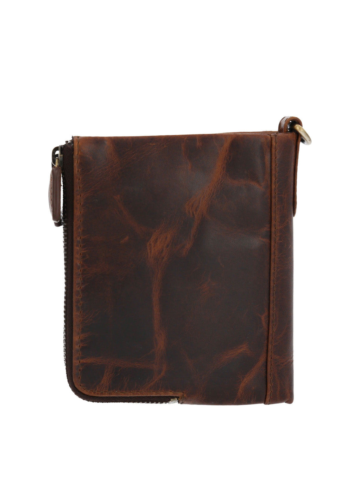 Billetera Cuero Hombre St Felton Zipcard Café Hush Puppies