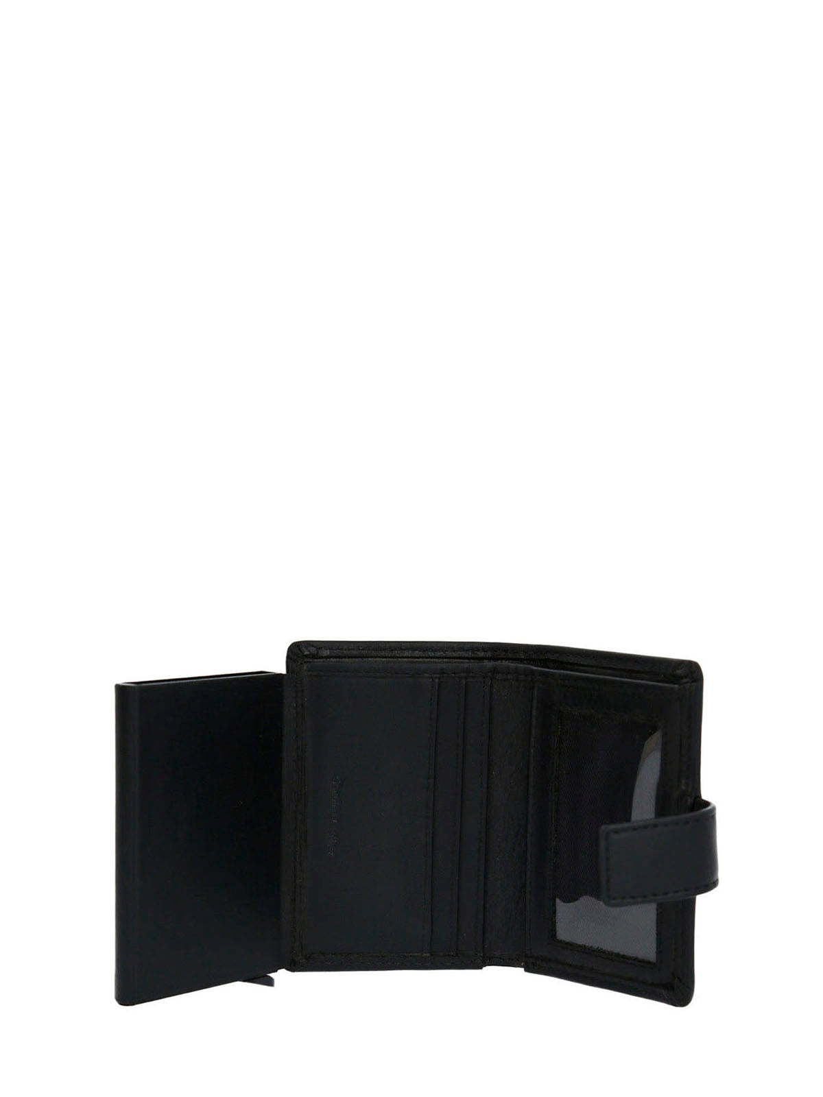 Tarjetero Cuero Hombre Ty Cardslide Negro Hush Puppies