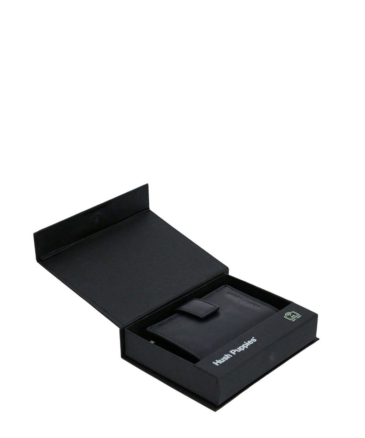 Tarjetero Cuero Hombre Ty Cardslide Negro Hush Puppies