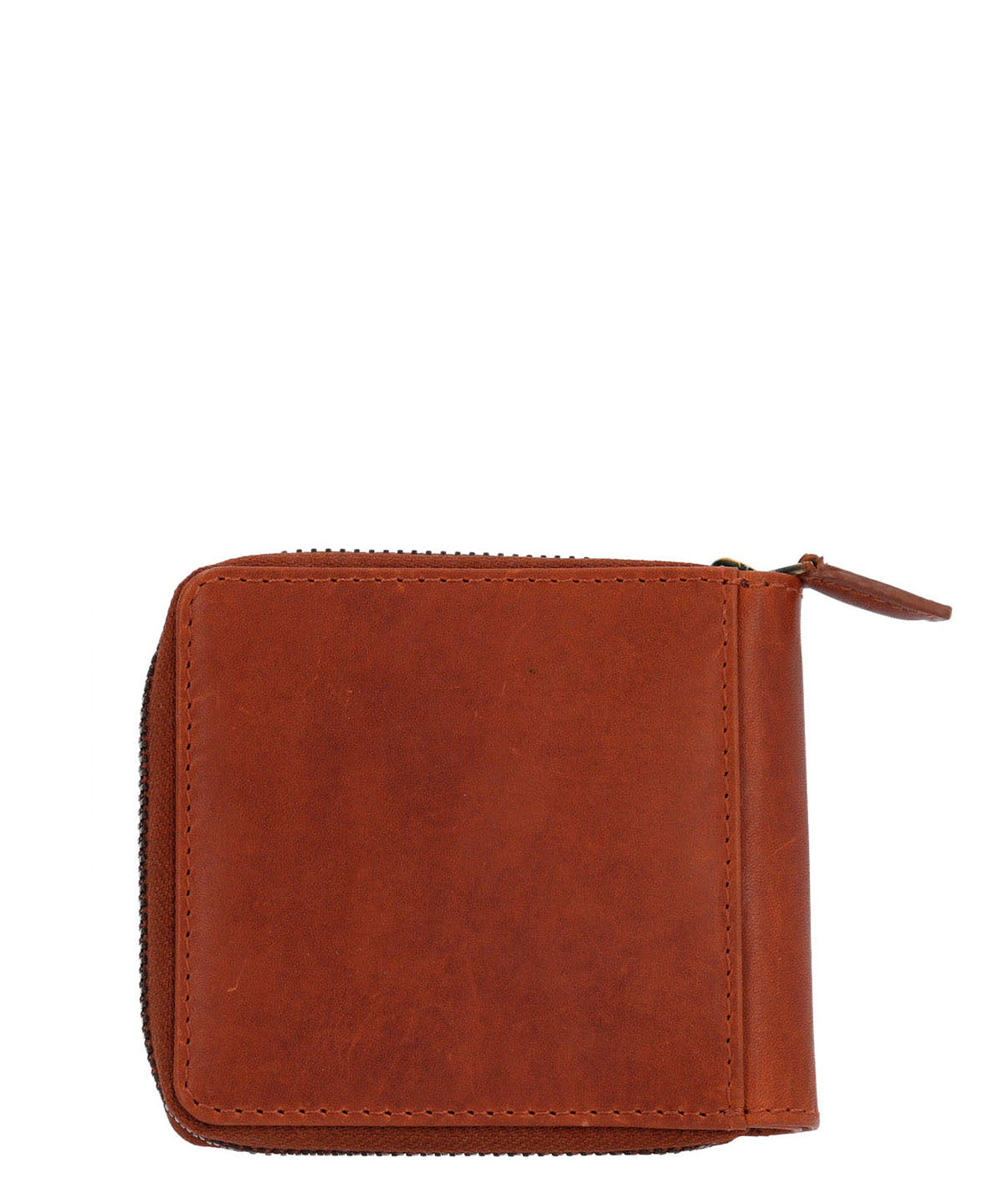Billetera Cuero Hombre Om Fletcher Zip Café Hush Puppies