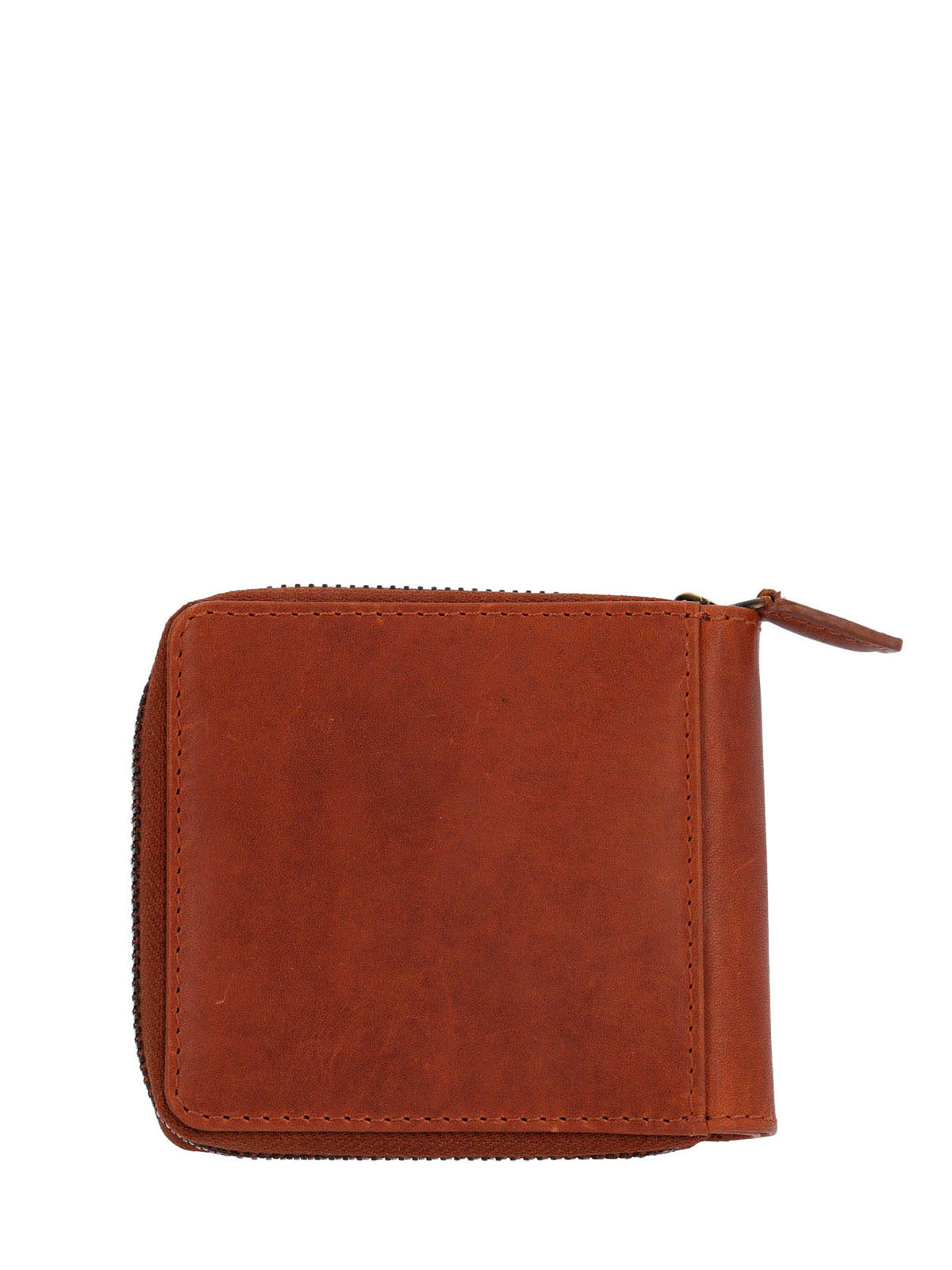 Billetera Cuero Hombre Om Fletcher Zip Café Hush Puppies