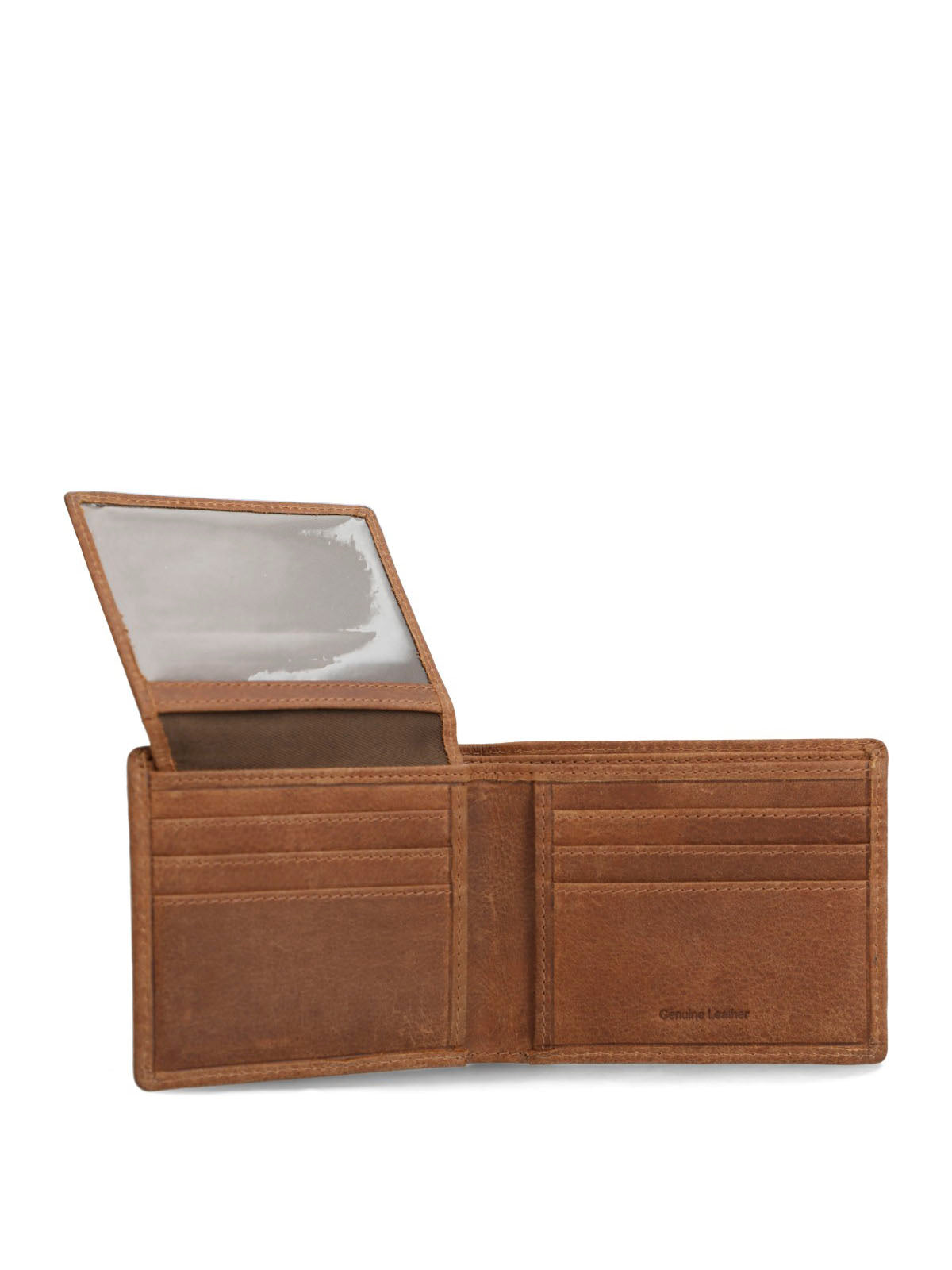 Billetera Cuero Hombre Th George Café Hush Puppies