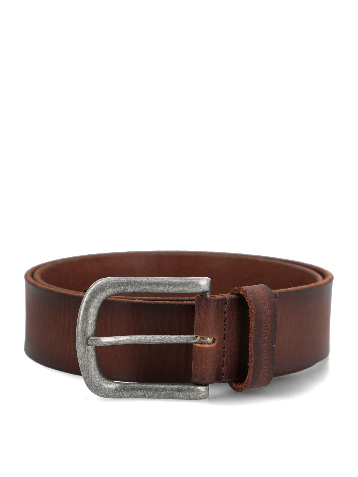 Cinturon Cuero Hombre Hp Jucar Café Hush Puppies