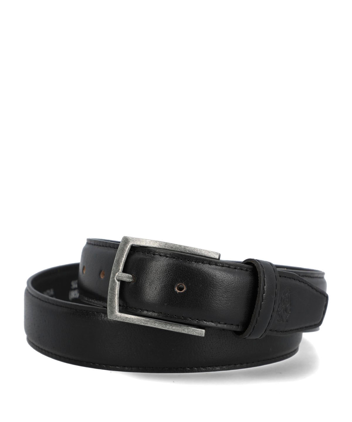 Cinturon Cuero Hombre Hp Nalon Negro Hush Puppies